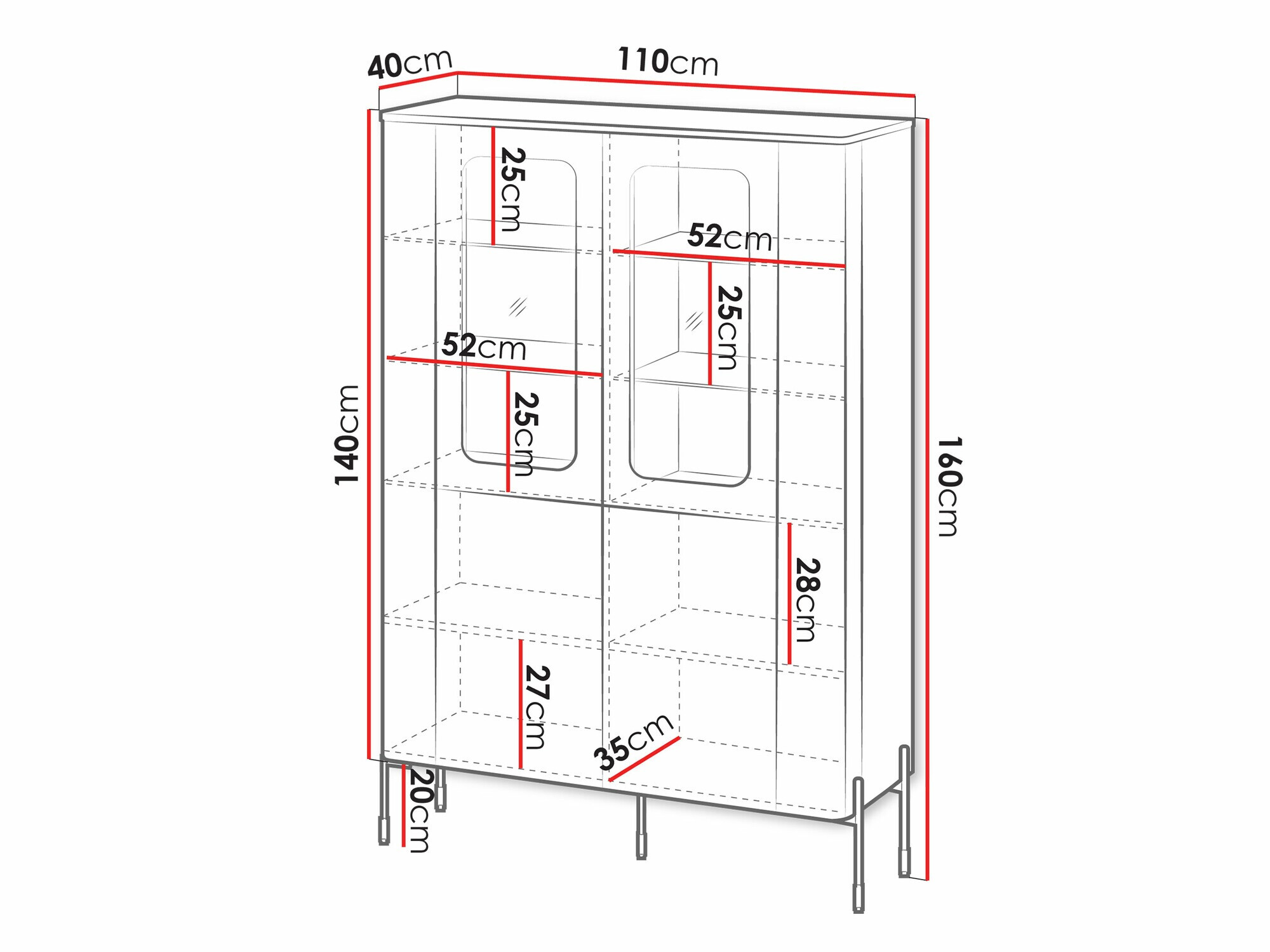 Етажерка Nobilitas (Кашмир)