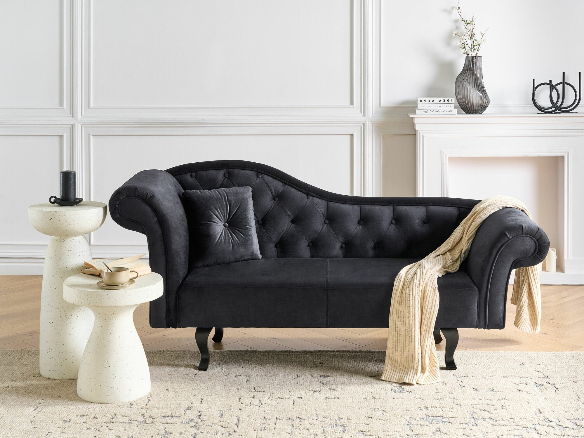 Кушетка Berwyn 1694 (Черен)