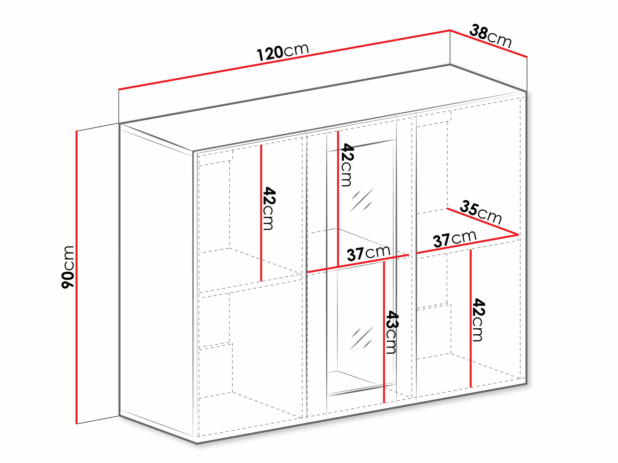 Окачен шкаф Vilrin