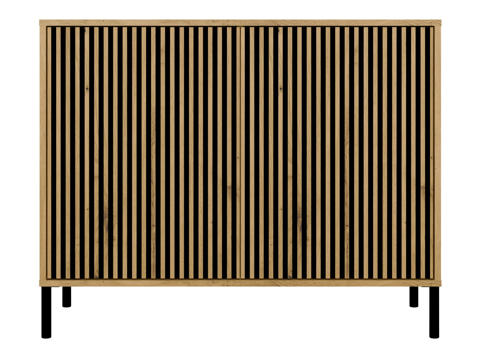 Шкаф Orlsone 108 (Черен + Artisan дъб)