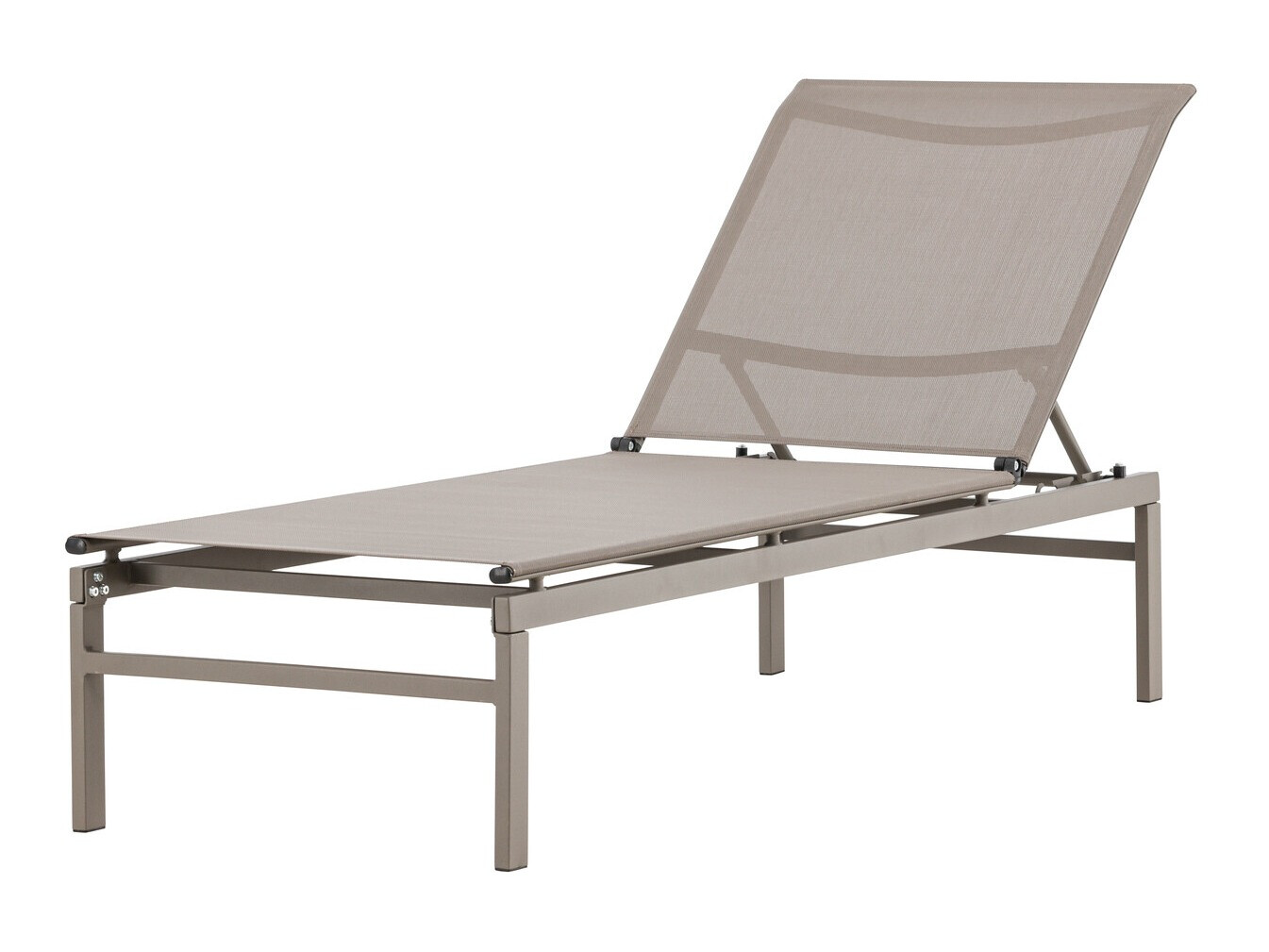 Градински шезлонг Dallas 4834 (Бежов + Светлокафяво)