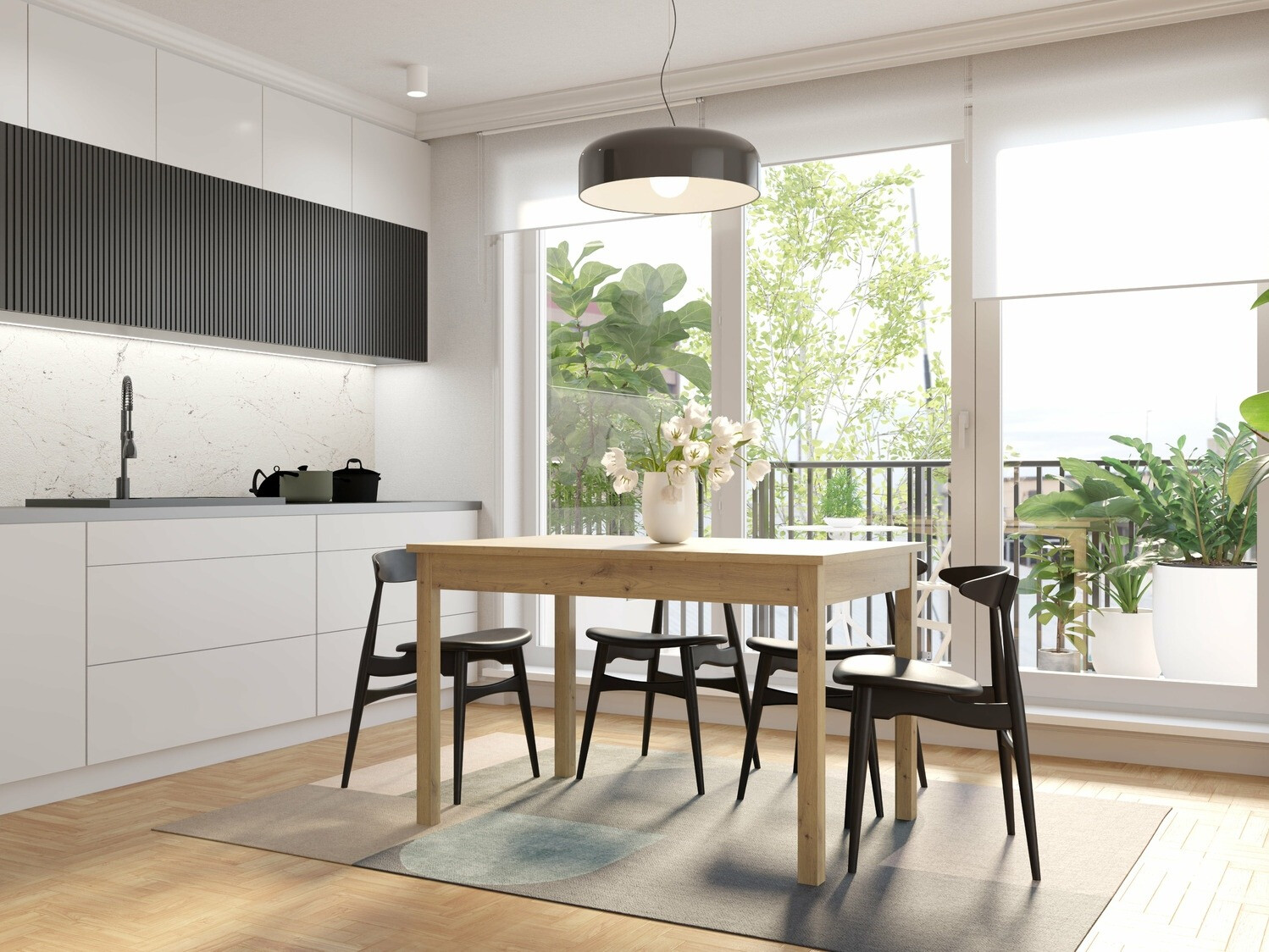 Маса Bristol 220 (Artisan дъб)