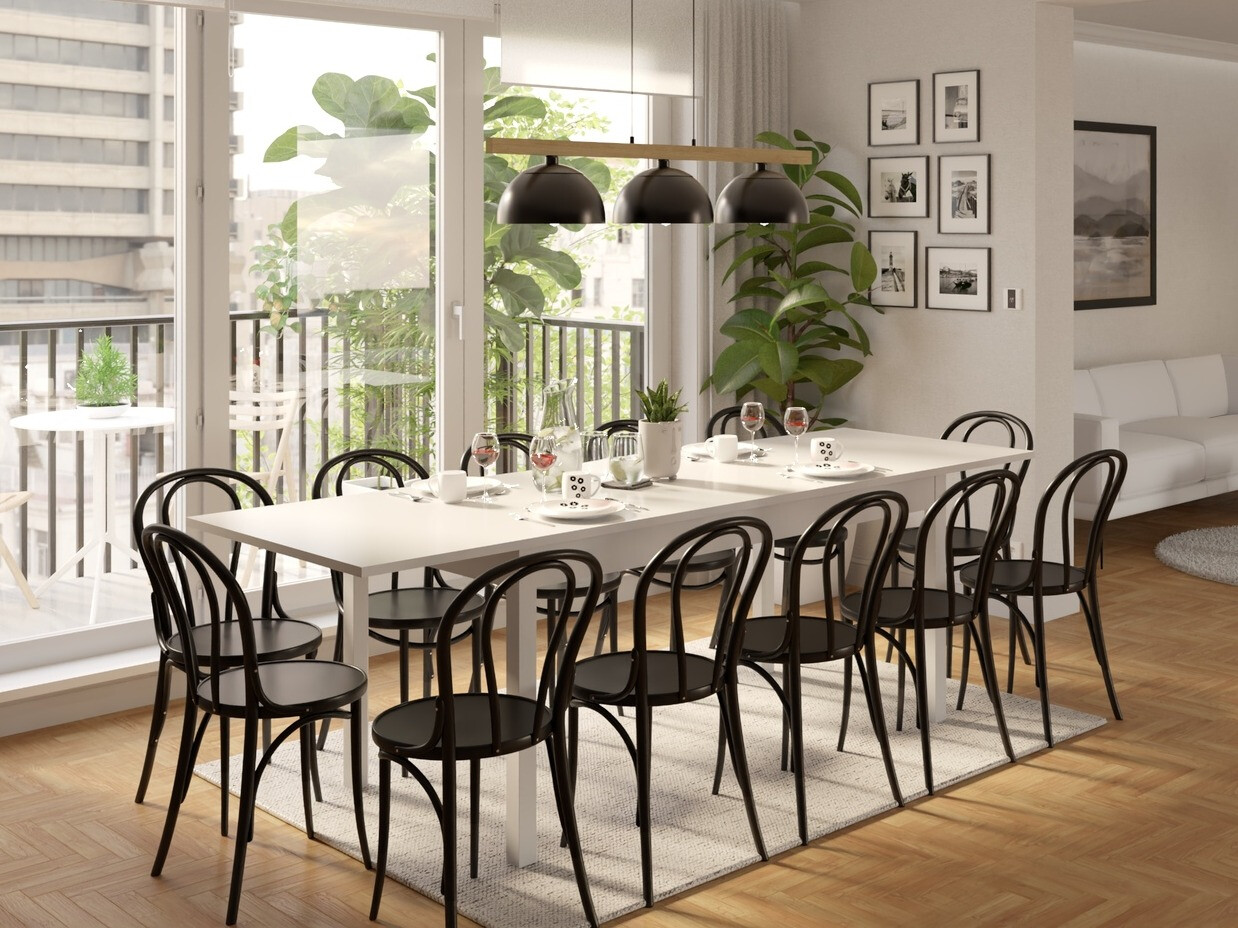 Маса Bristol 221 (Бял)