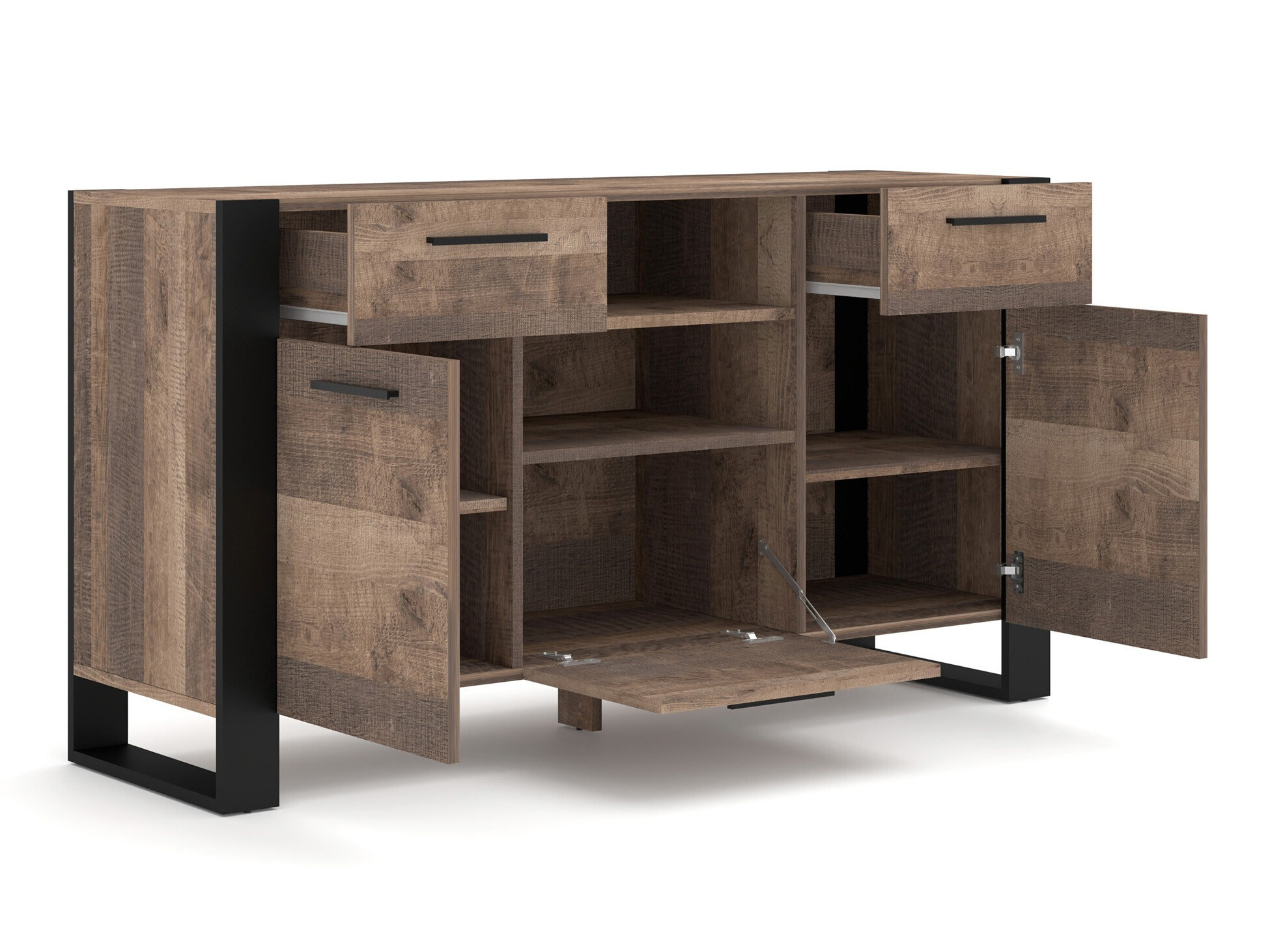 Скрин Cordoro 115 (Тъмно дърво)