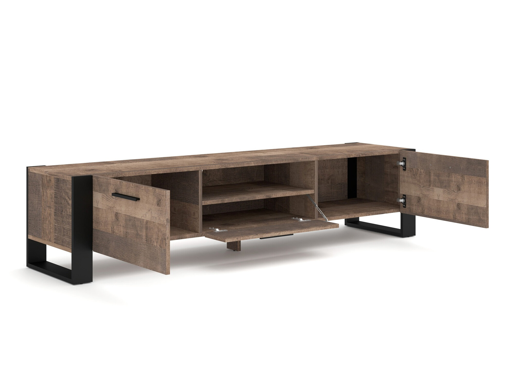 ТВ шкаф Cordoro 101 (Тъмно дърво)