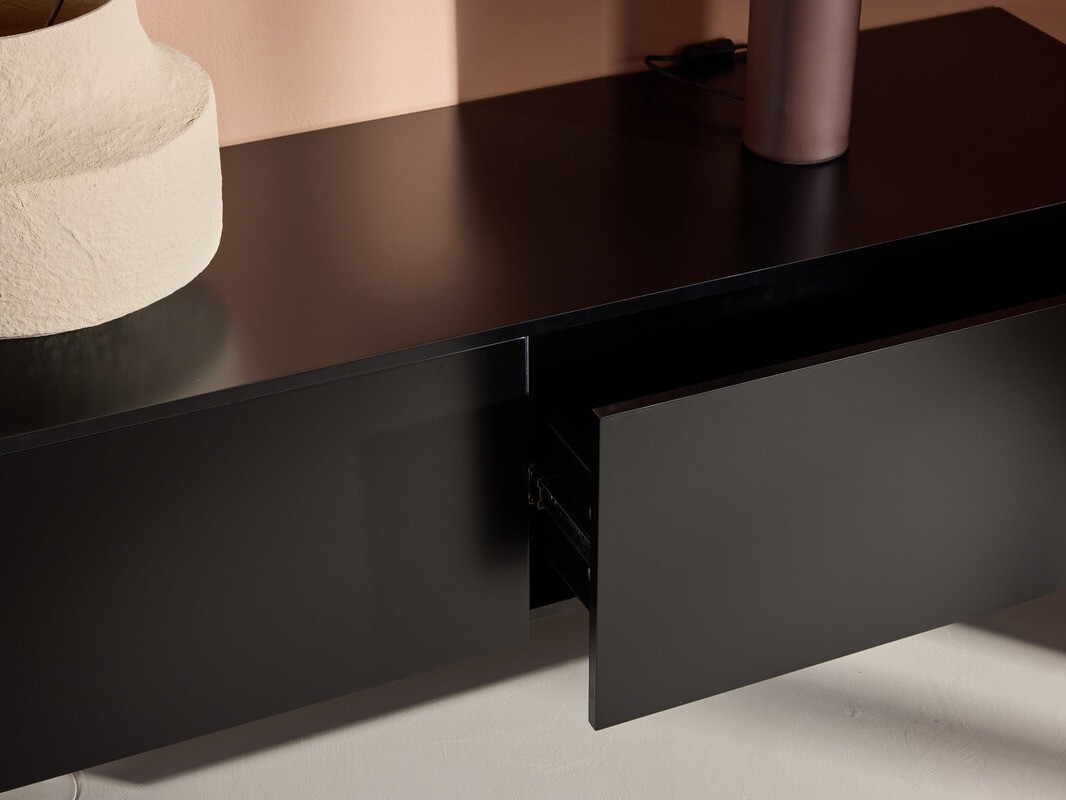 ТВ шкаф Dallas 3253 (Черен)