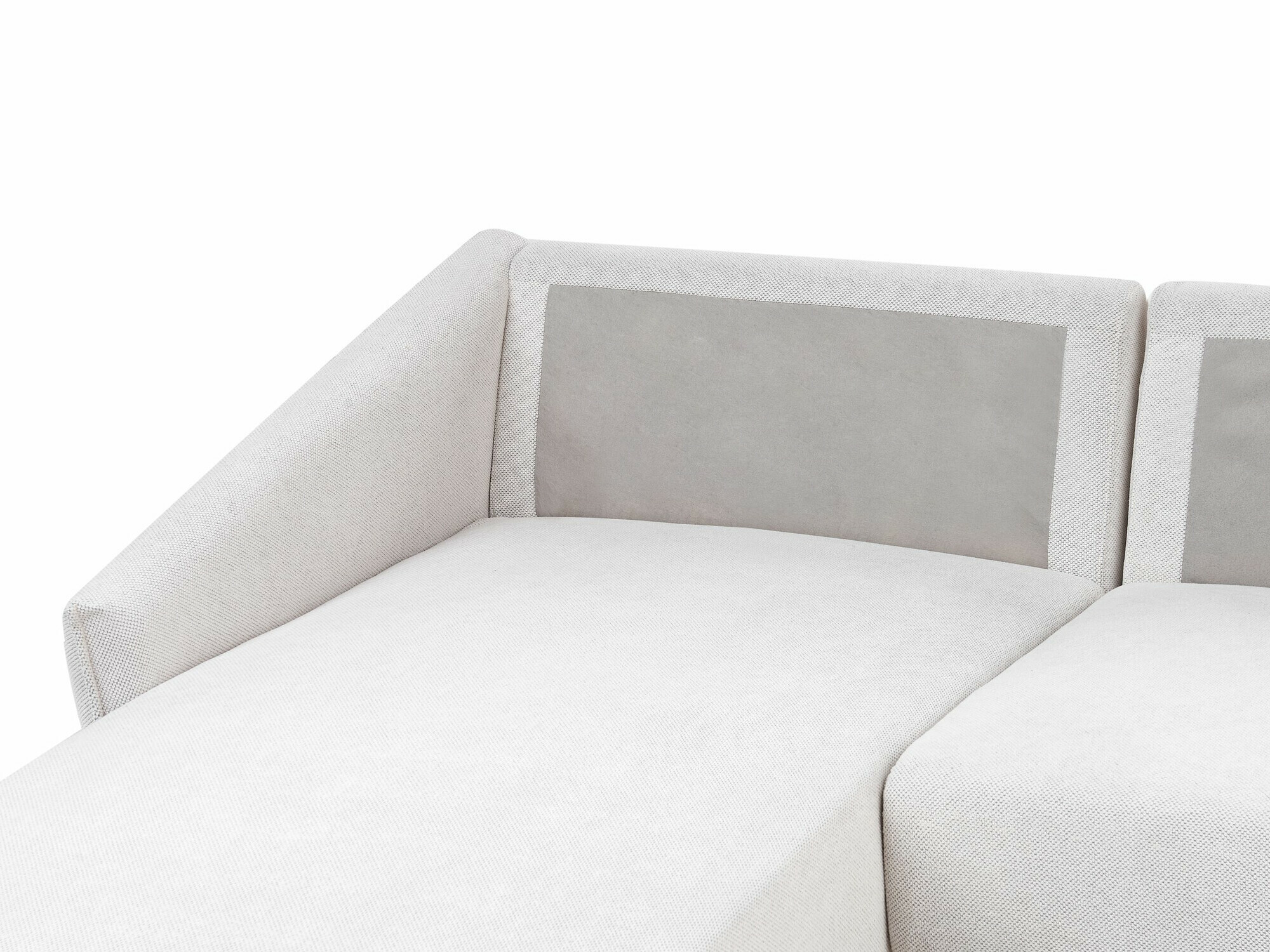 Ъглов диван Berwyn 1432 (Бял)