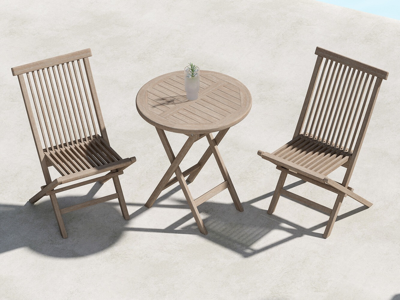 Градинска маса Nunova 127 (Светлокафяво)