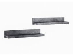 Комплект стенни етажерки Torvire 105 (Тъмен бетон)