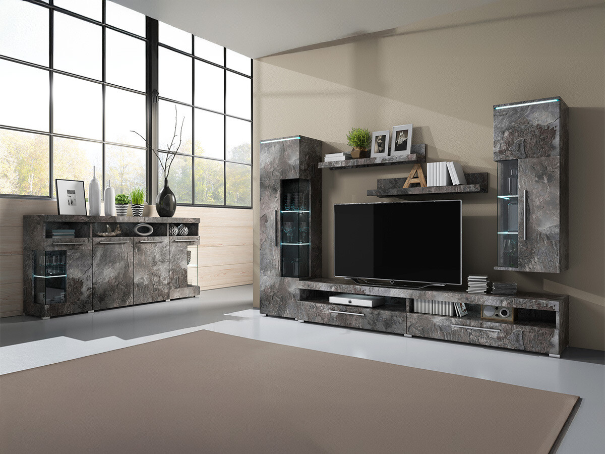 Шкаф Torvire 113 (Тъмен бетон)