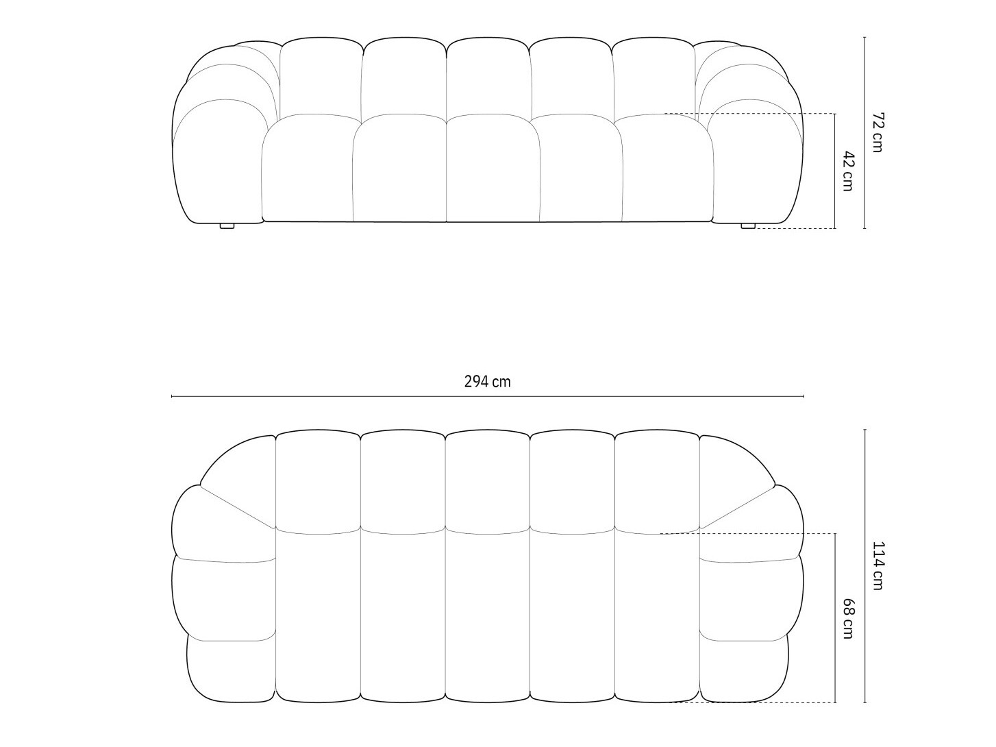 Диван Cirnolu 102 (Bubble 17)