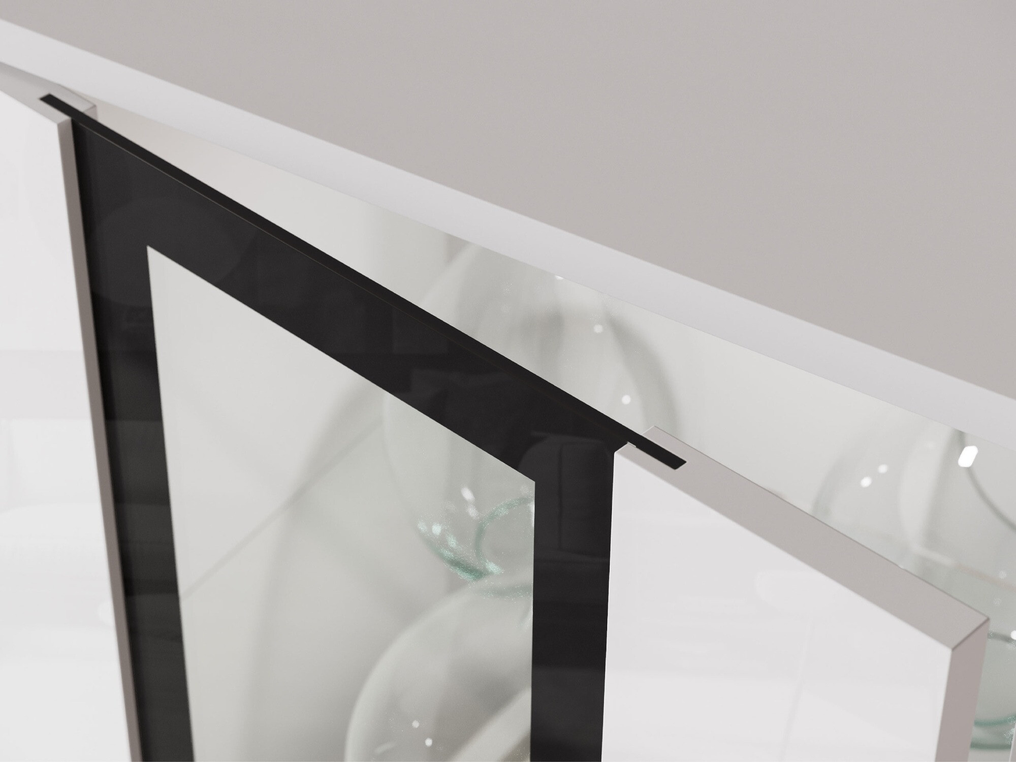 Шкаф Torcame 100 (Бял + Бял гланц)