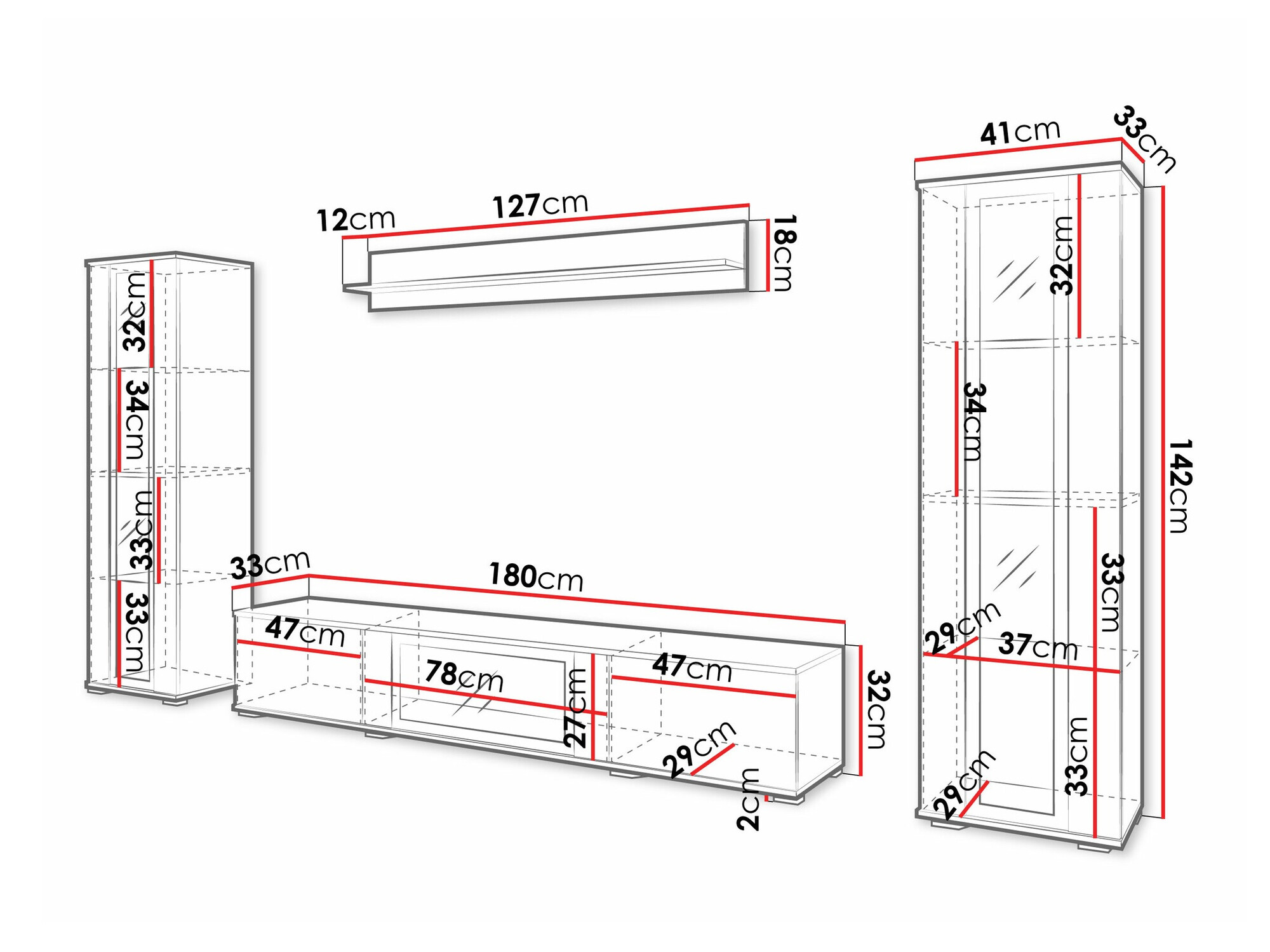 Комплект за хол Torcame 103 (Дъб уотан)