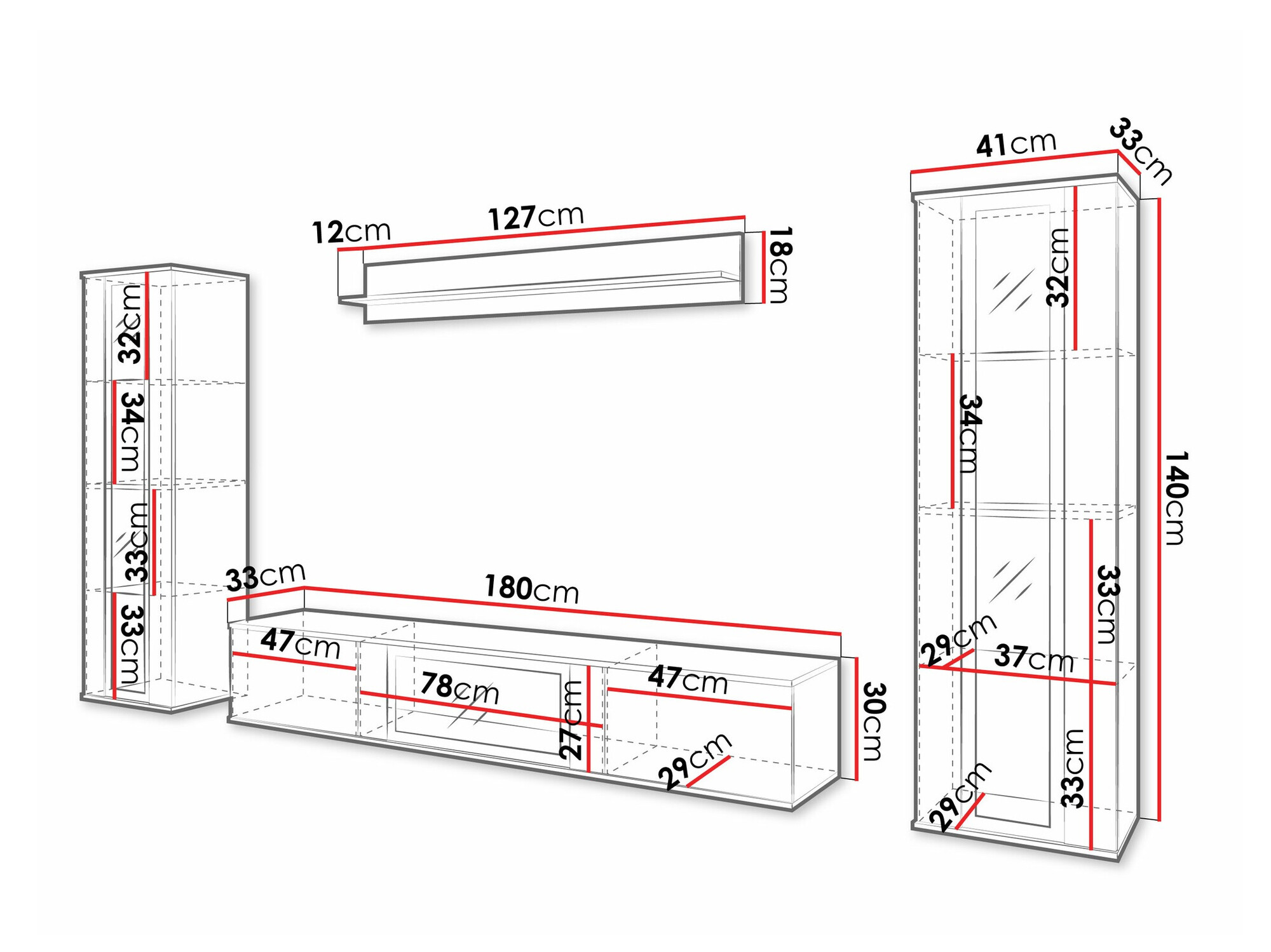 Комплект за хол Torcame 103 (Дъб уотан)