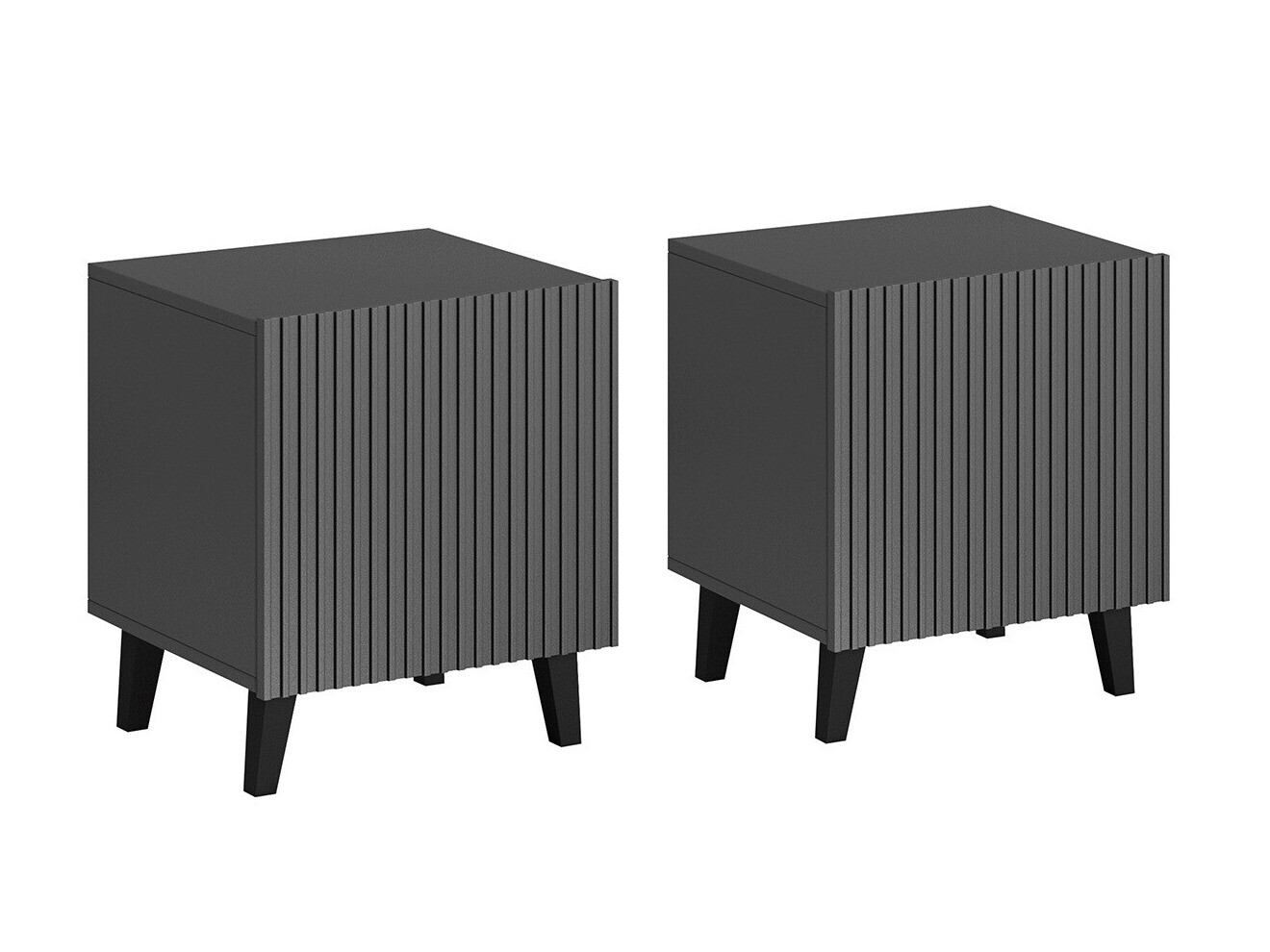 Комплект нощни шкафчета Remeta 104 (Антрацит)