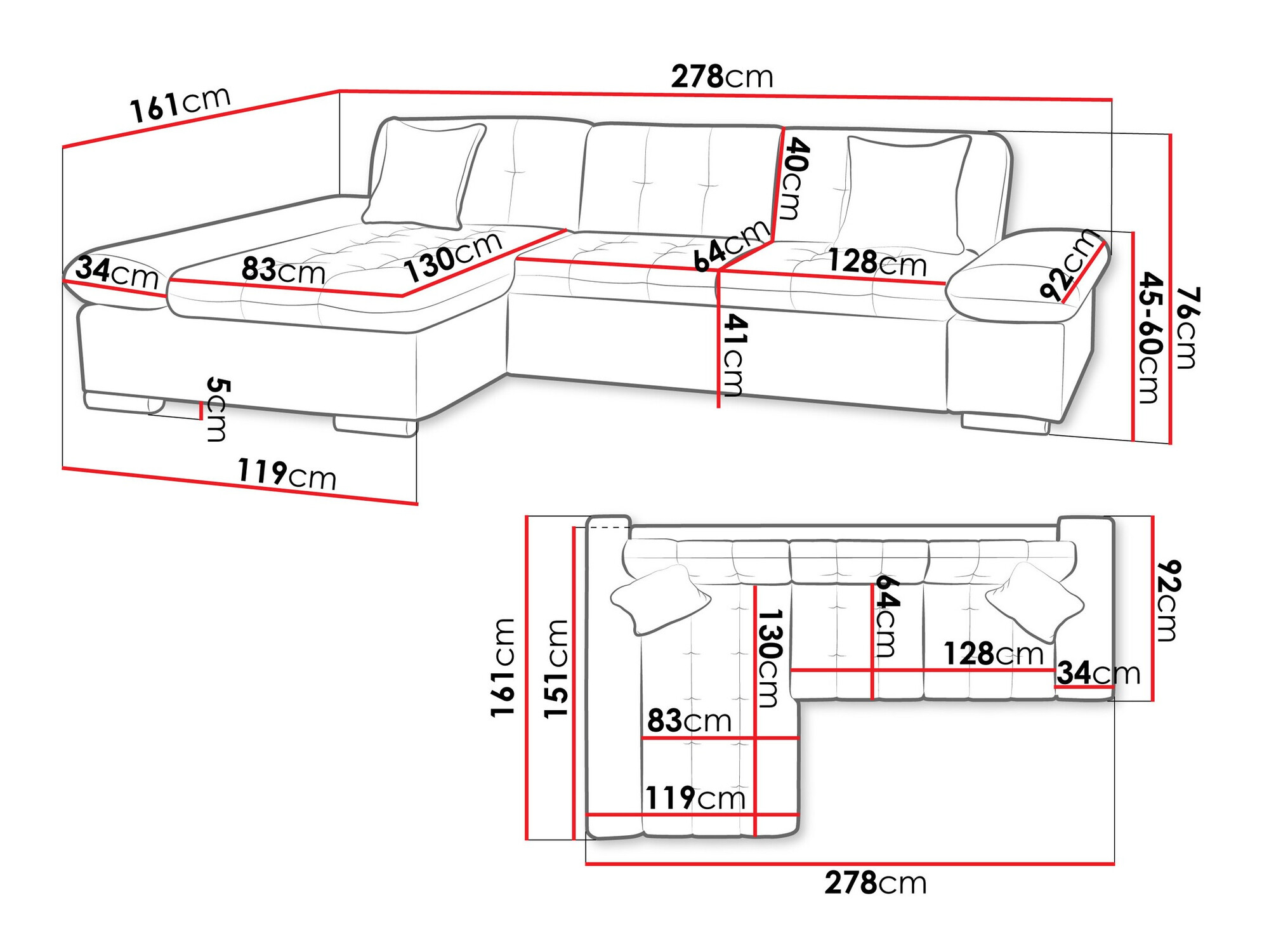 Ъглов диван Comfivo 219 (Horton 204.01)
