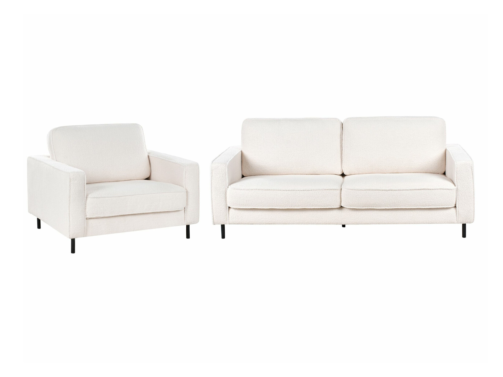 Комплект мека мебел Berwyn 768 (Бяло екрю)