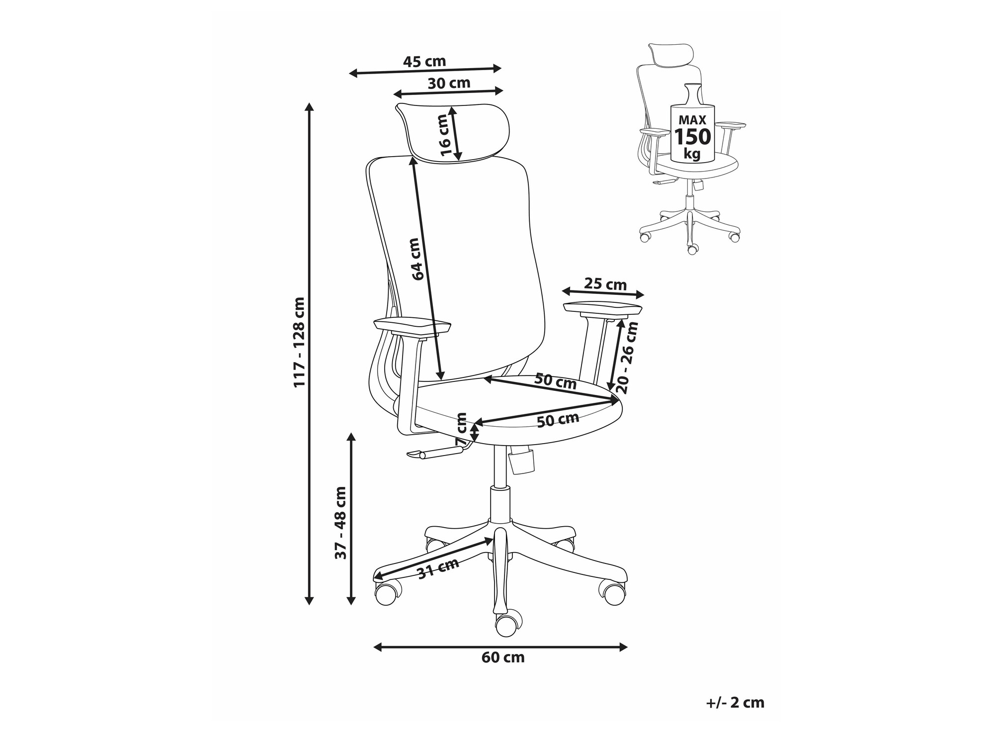Офис стол Berwyn 2695