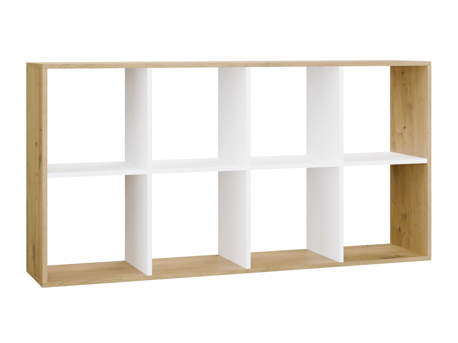 Етажерка Mandeville 288 (Бял + Artisan дъб)