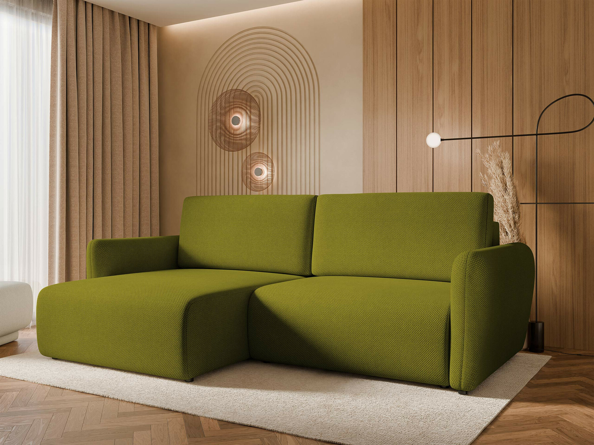 Ъглов диван Temple 131 (Cruz 35)