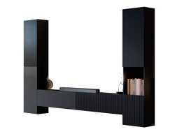 Комплект за хол Calveru 105 (Черен)