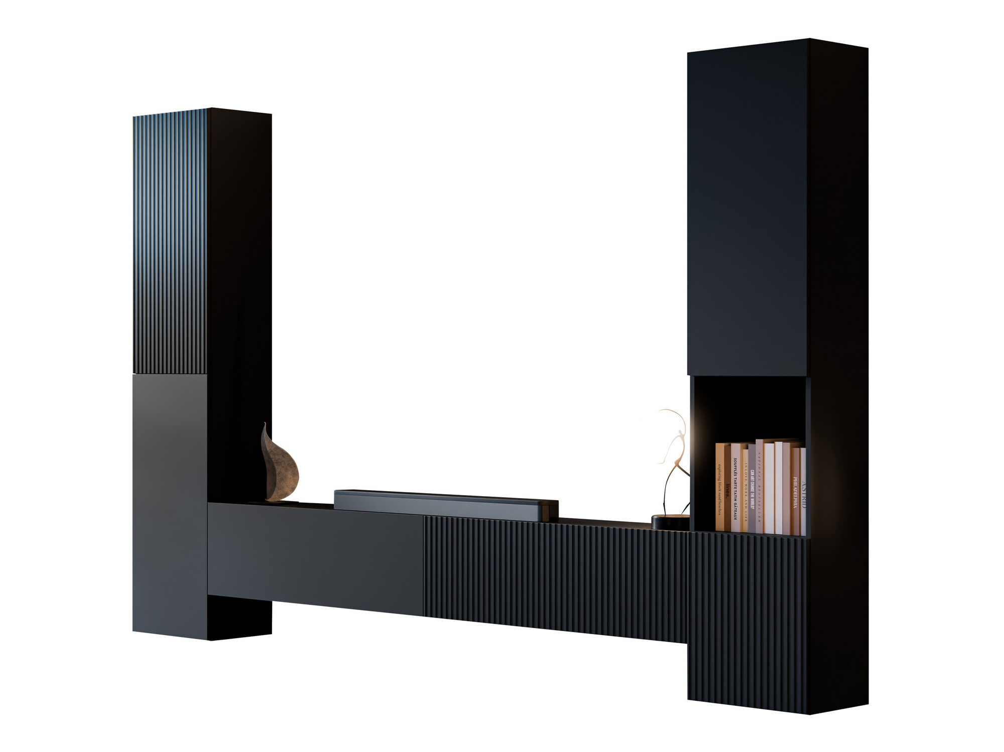 Комплект за хол Species I (Черен)