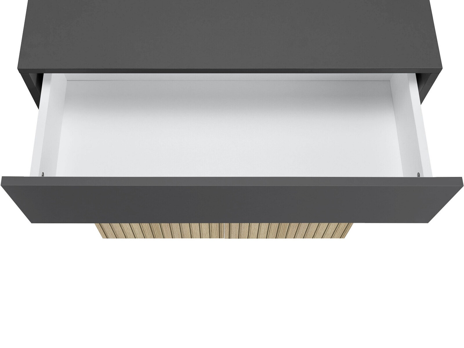 Стоящ шкаф за баня Soncamu 101 (Антрацит + Светъл дъб)