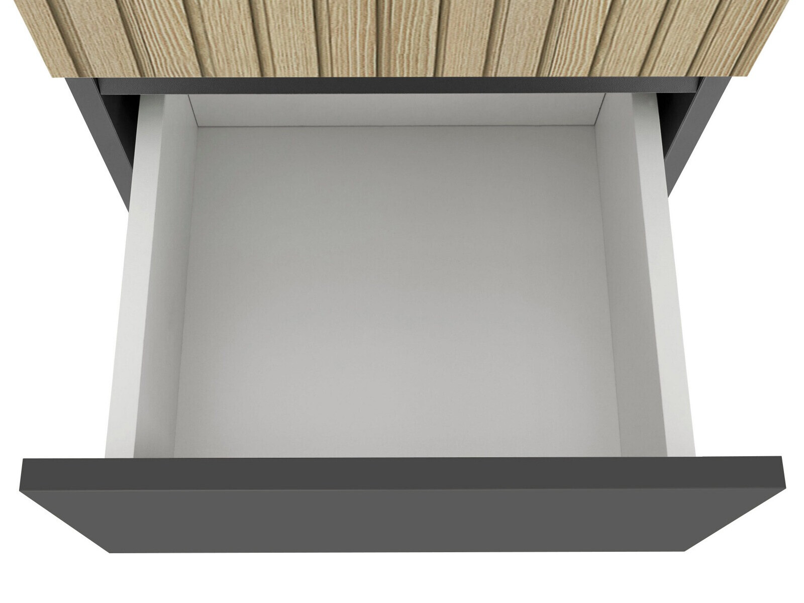 Стоящ шкаф за баня Soncamu 102 (Антрацит + Светъл дъб)