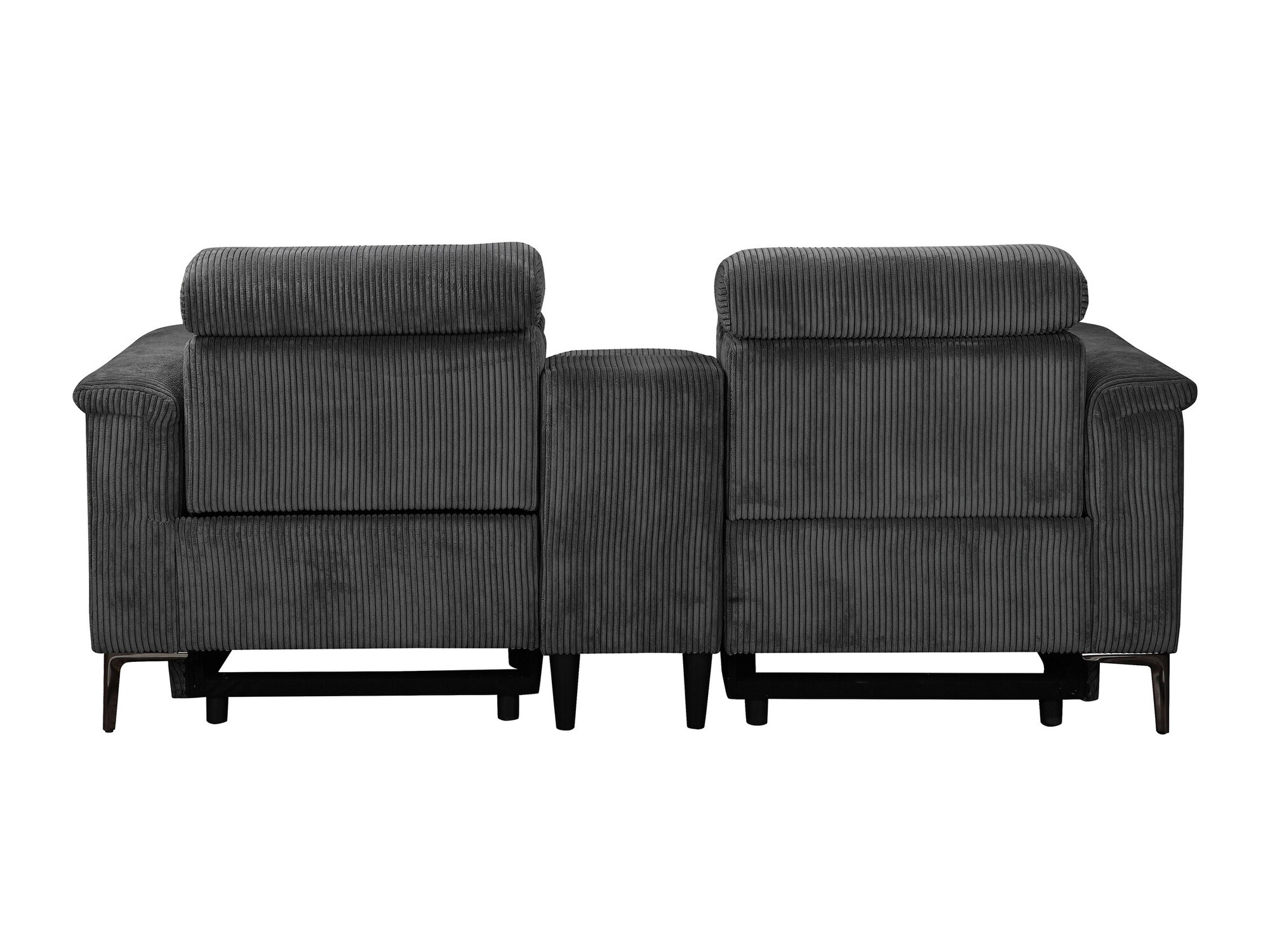 Диван реклайнър Denton 1468 (Антрацит)