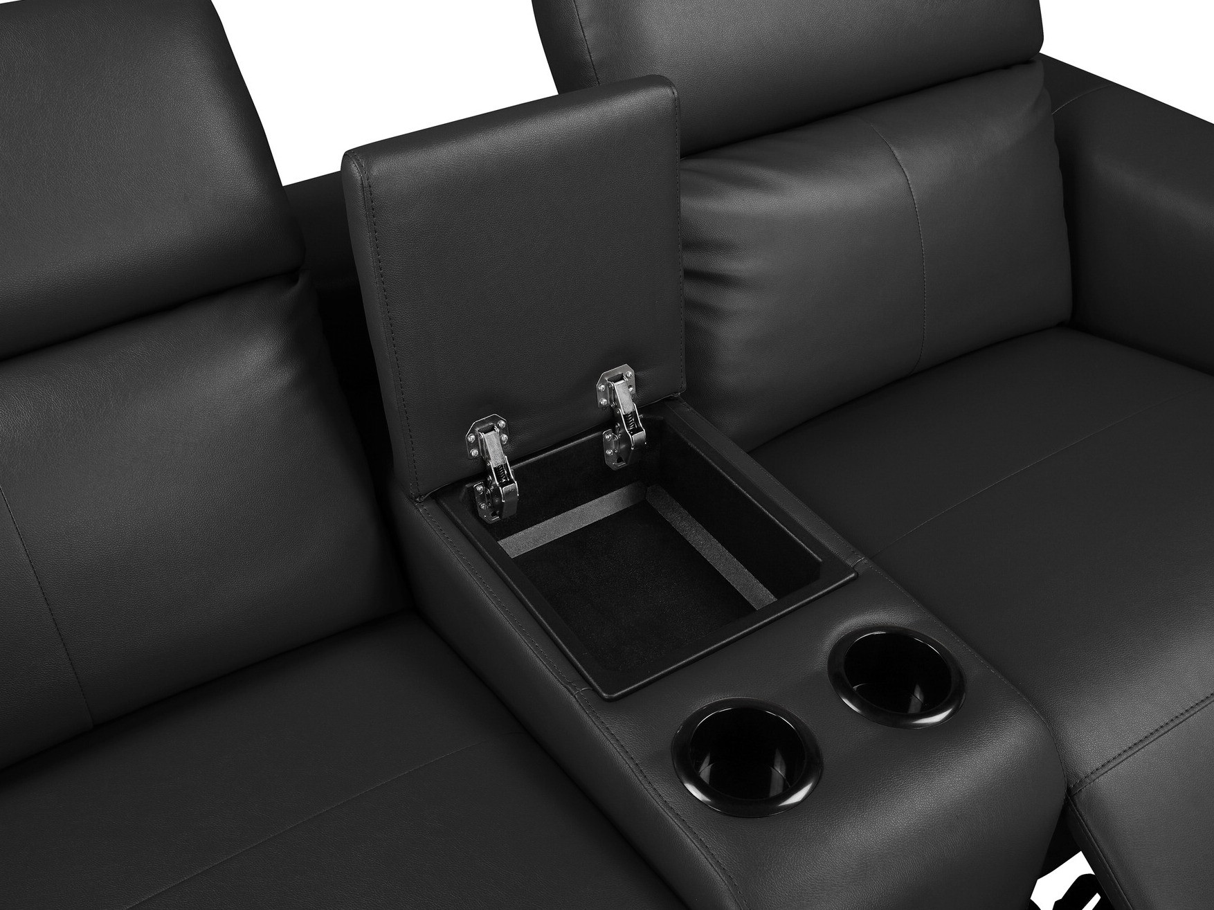 Диван реклайнър Denton 1468 (Черен)