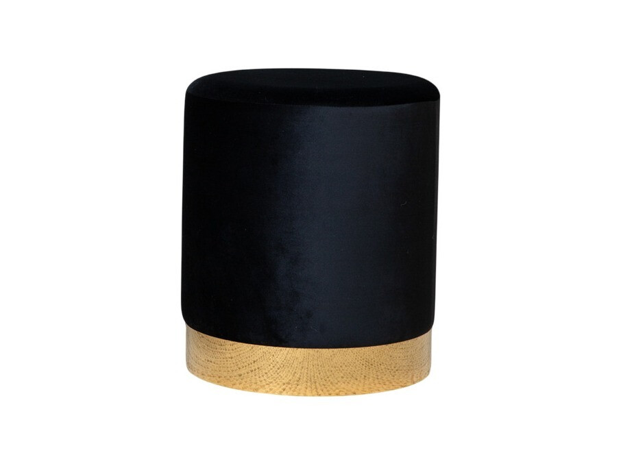 Табуретка Dallas 2936 (Черен + Лъскаво жълто)