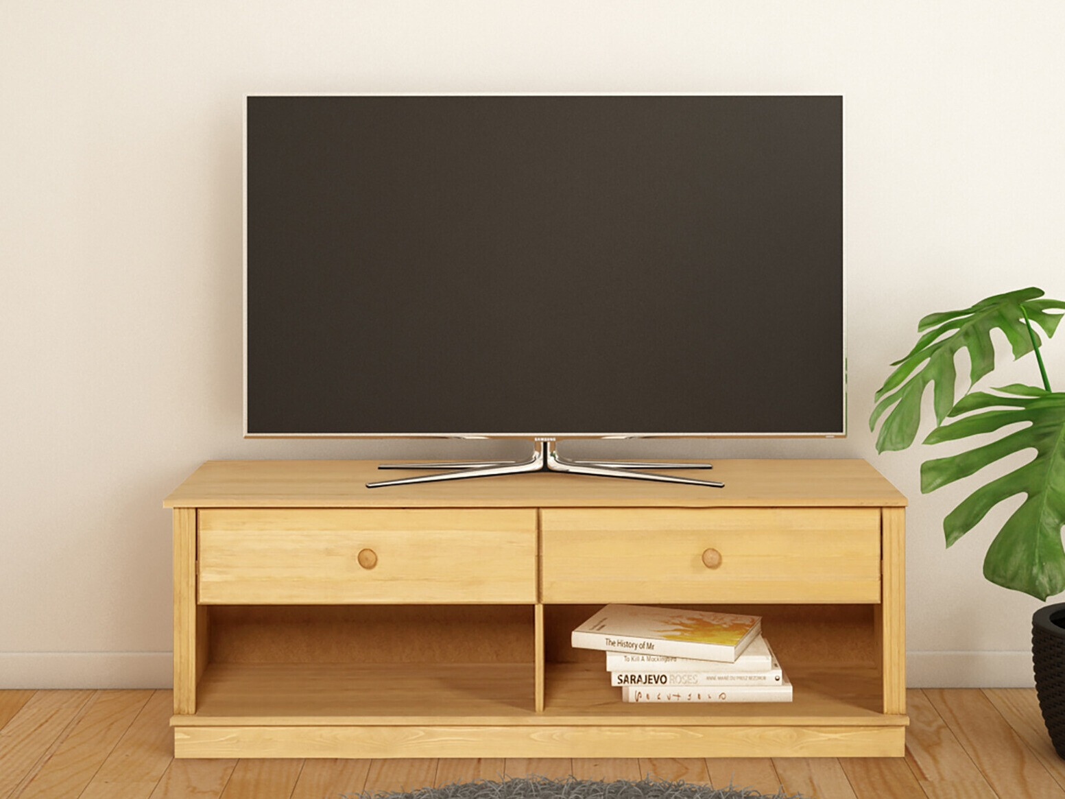 ТВ шкаф Saltoro 101 (Светлокафяво)