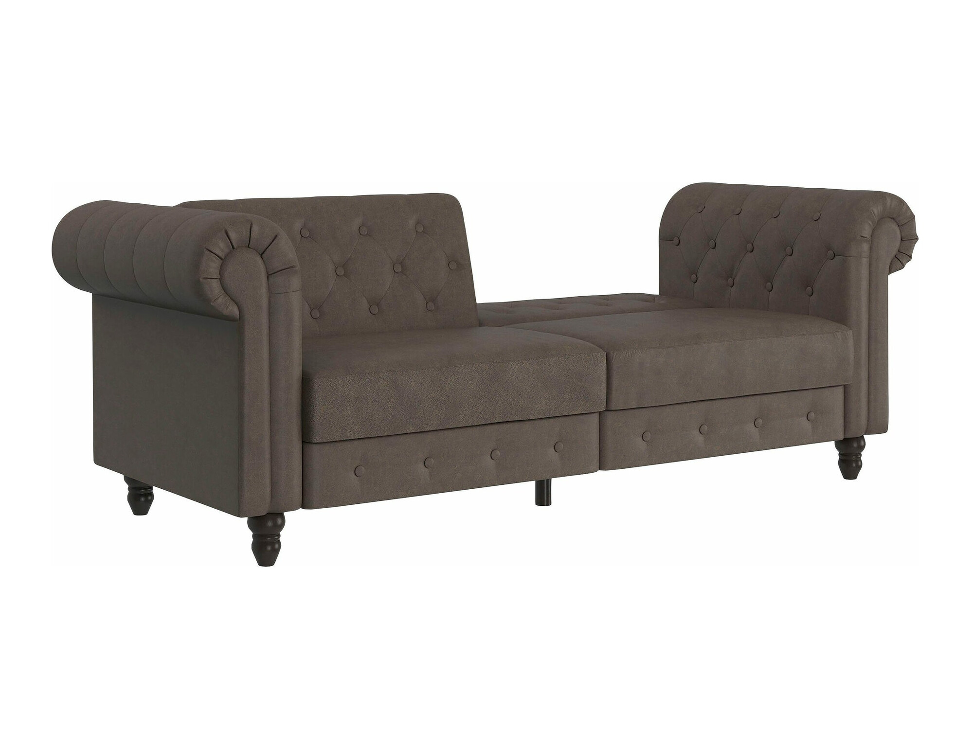 Chesterfield диван Tulsa 217 (Тъмнокафяв)