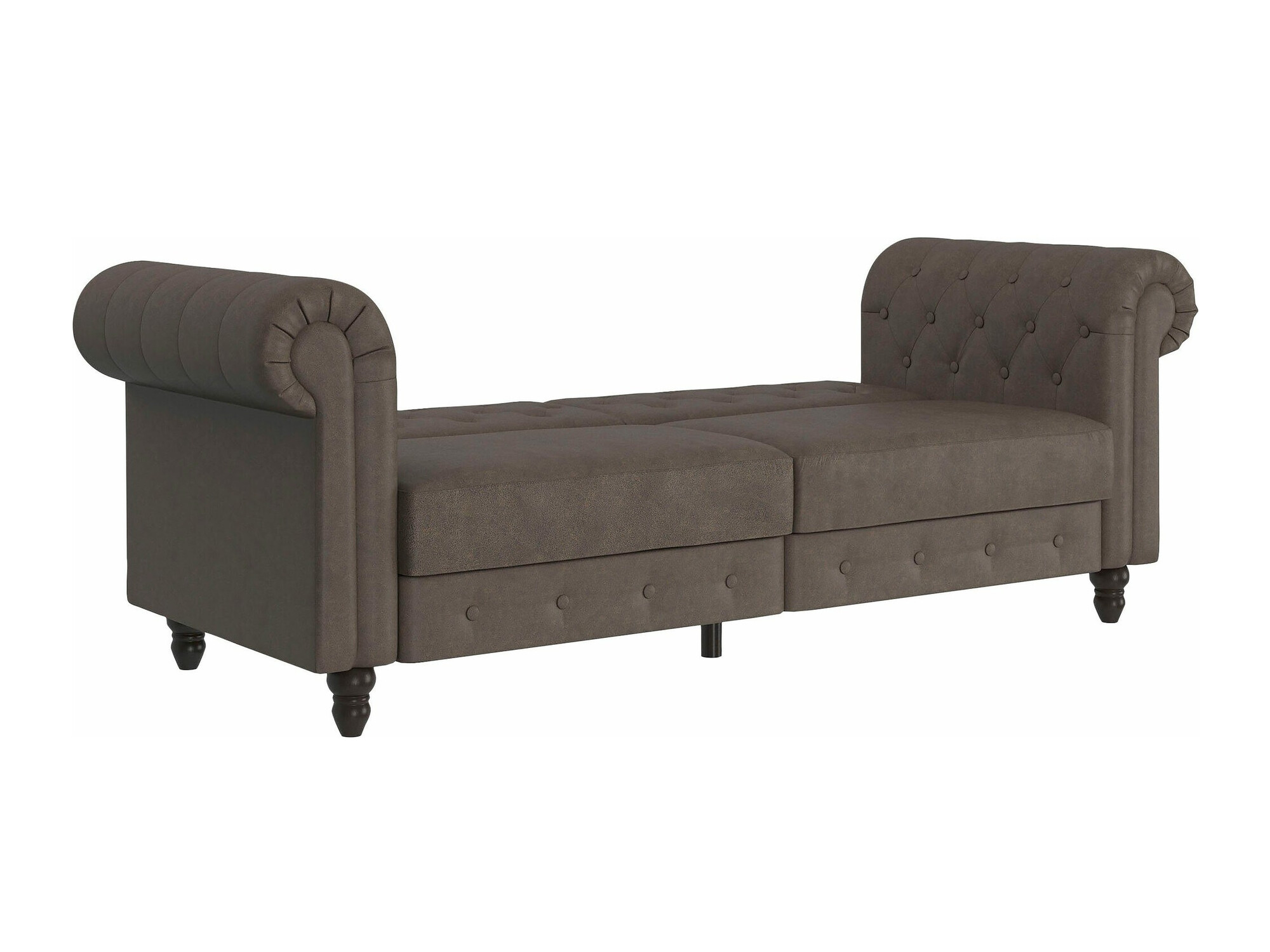 Chesterfield диван Tulsa 217 (Тъмнокафяв)