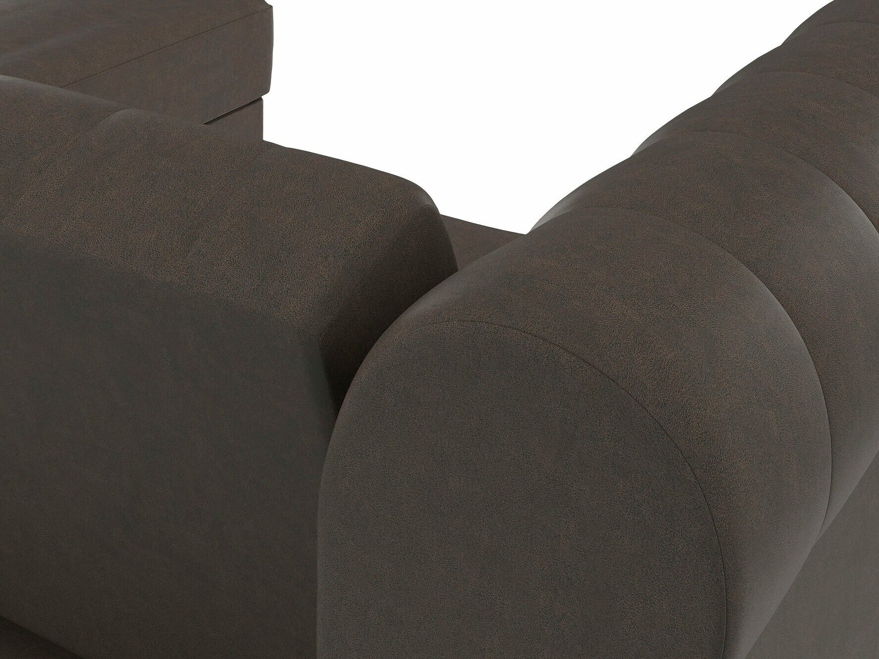 Chesterfield ъглов диван Tulsa 622 (Тъмнокафяв)