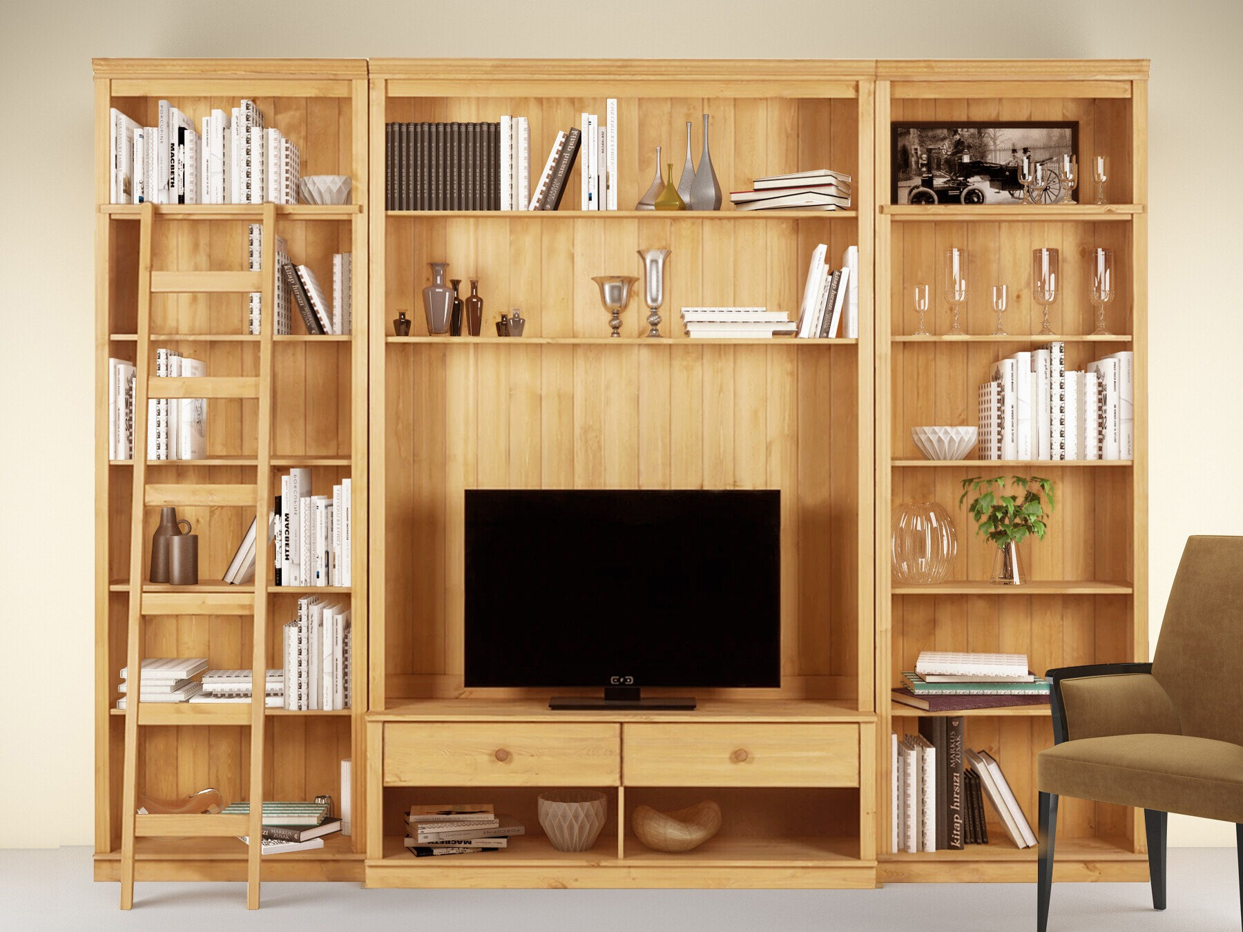 Комплект за хол Saltoro 108 (Светлокафяво)