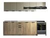 Комплект за кухня Houston 1182 (Кашмир + Дъб)