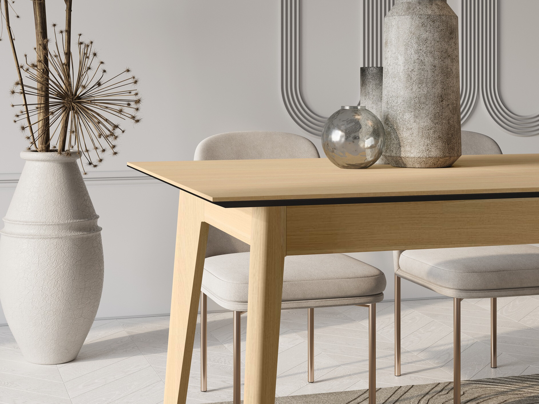 Маса Fresno 174 (Светъл дъб)