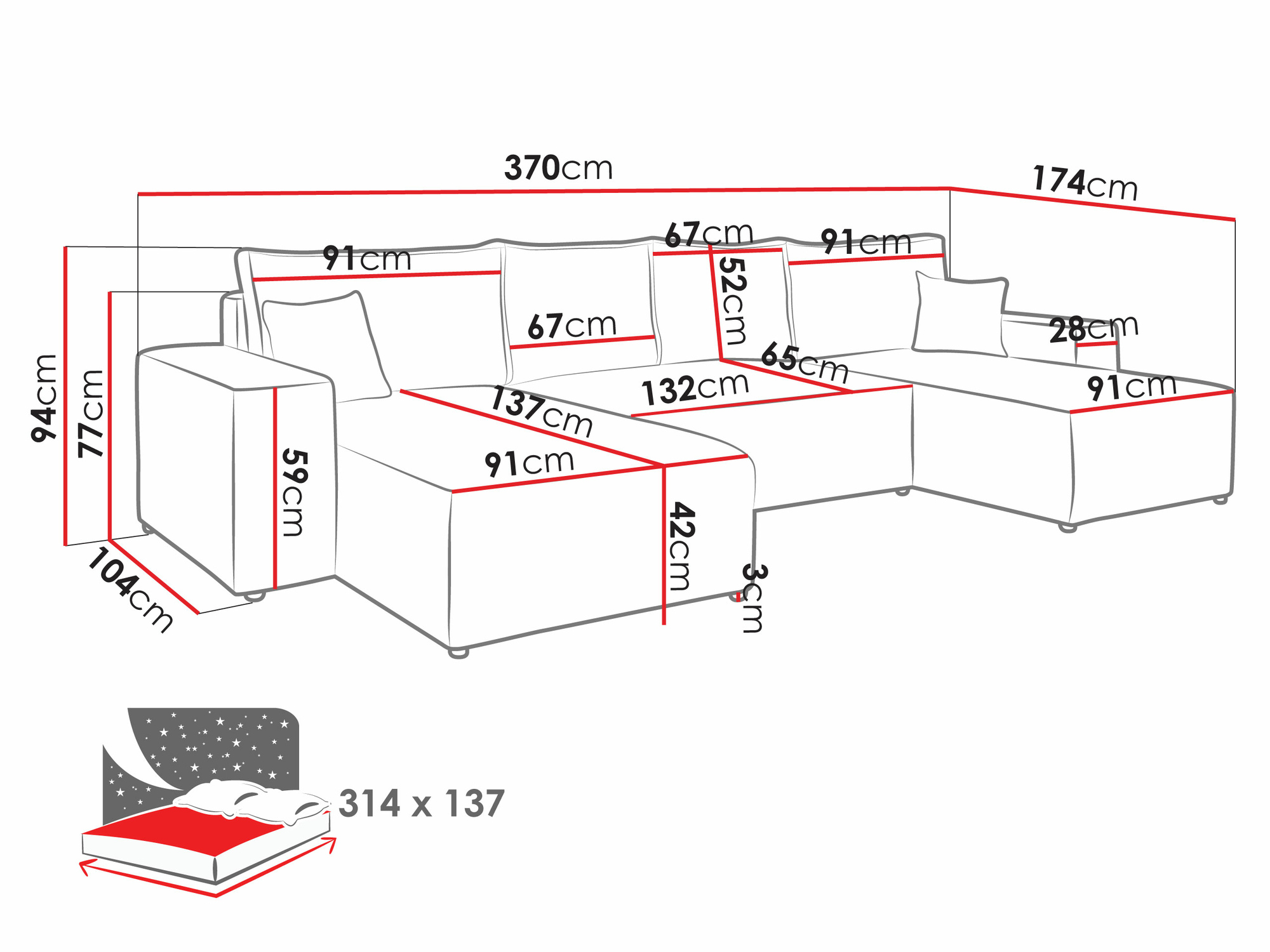 Ъглов диван Clovis 109 (Poso 100)