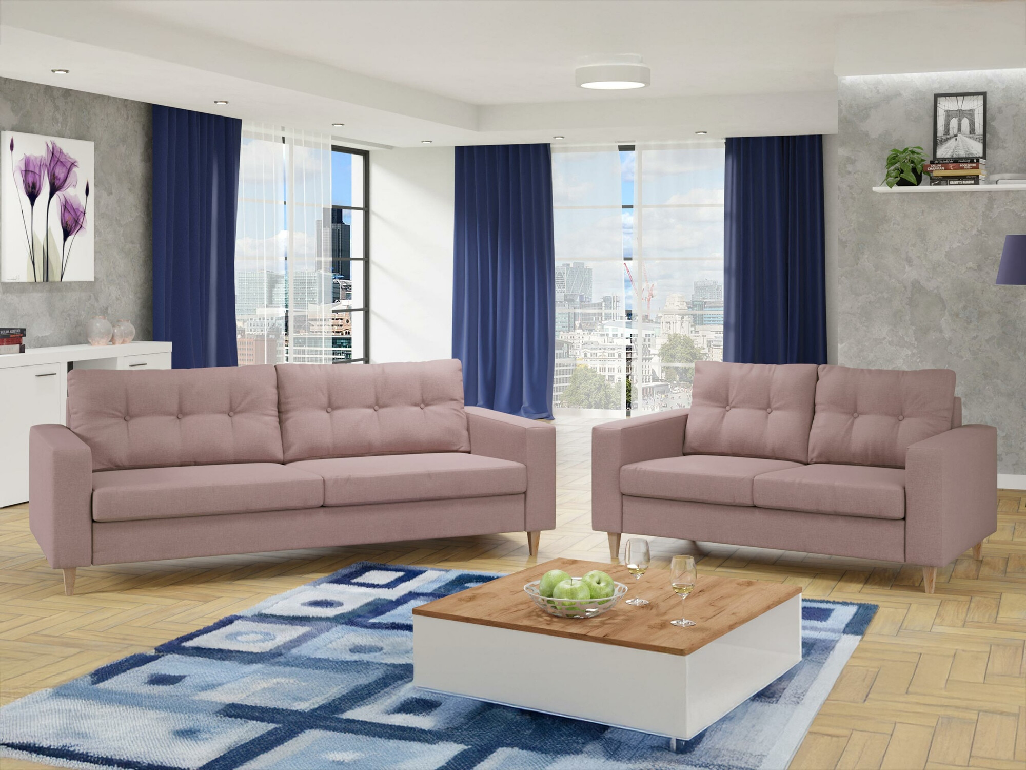 Комплект мека мебел Temple 112