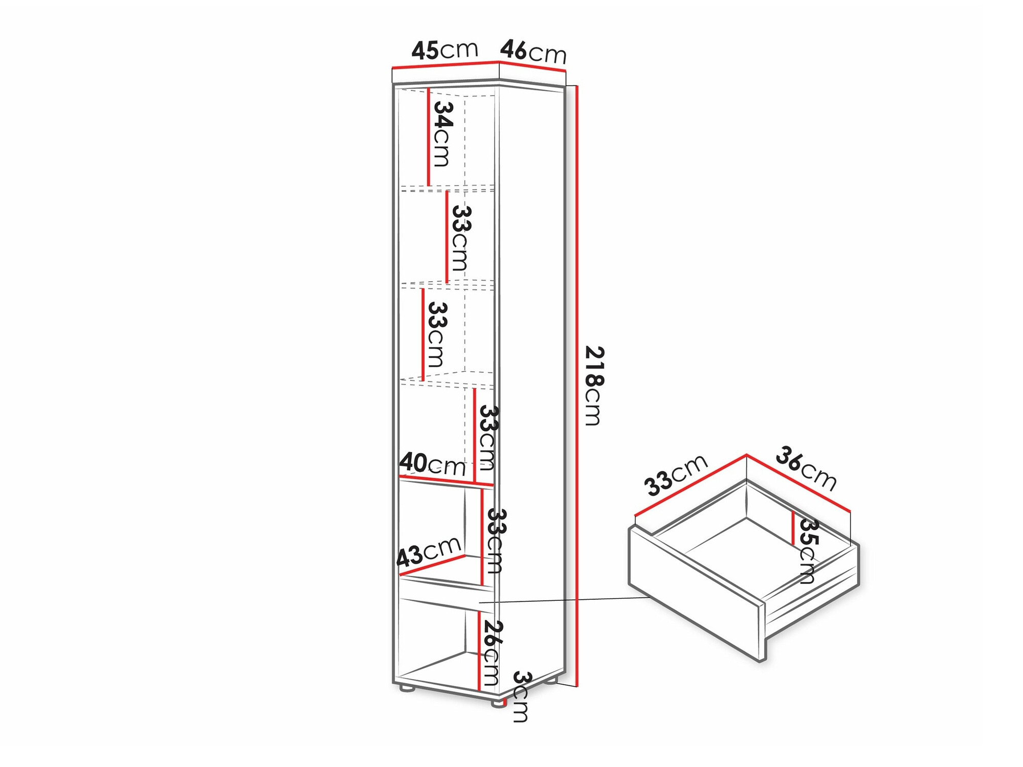 Мебелен комплект Concept Pro Lenart Levfere 144 (Бял гланц + Бял)