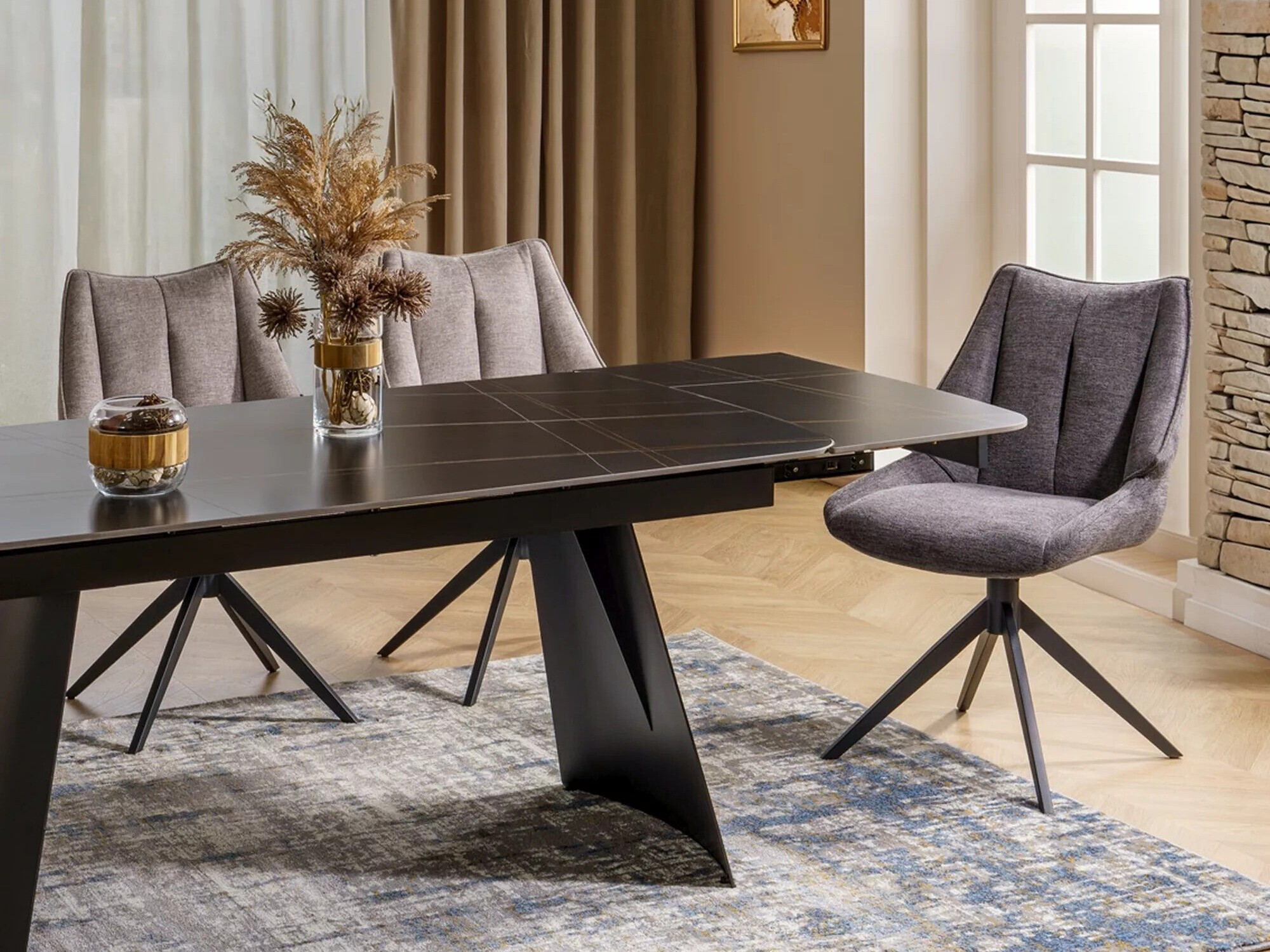 Стол Detroit 414 (Светлокафяво)