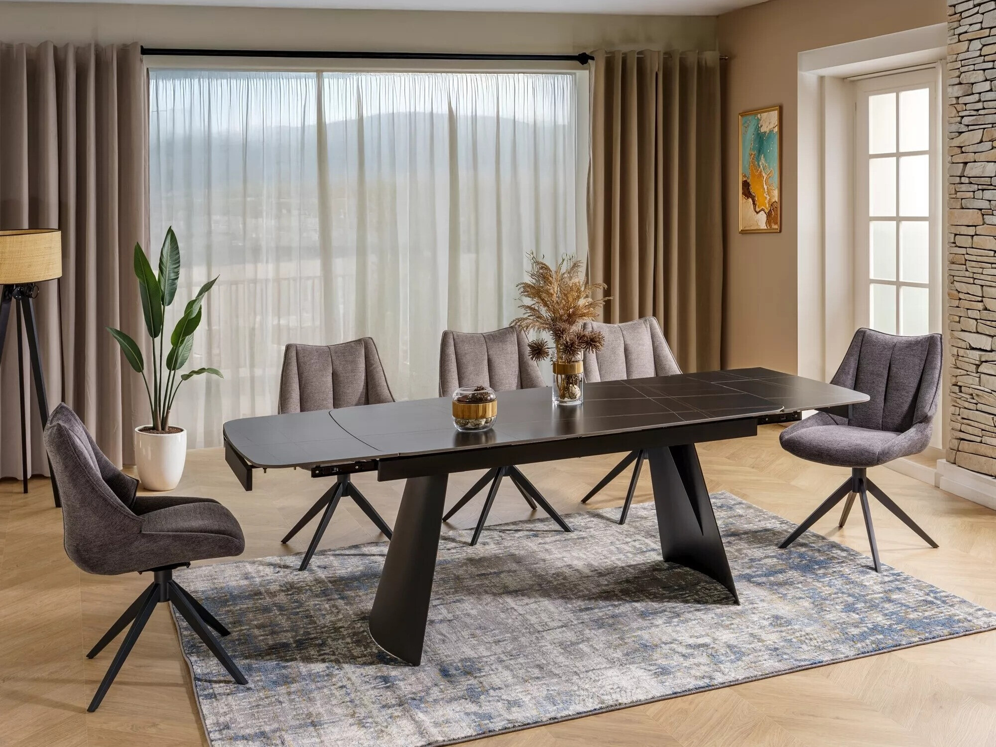 Стол Detroit 414 (Светлокафяво)