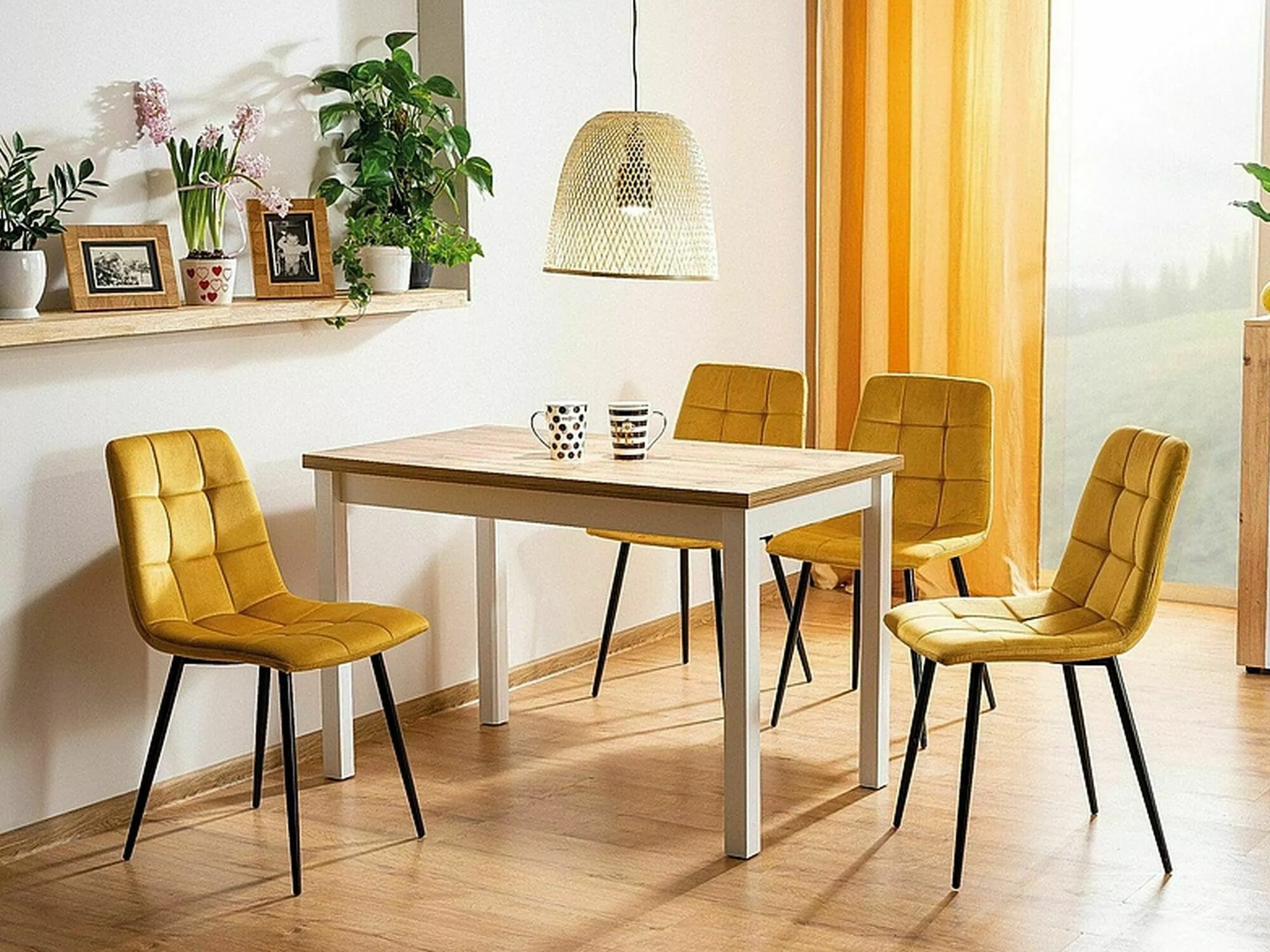 Стол Detroit 755 (Жълт)