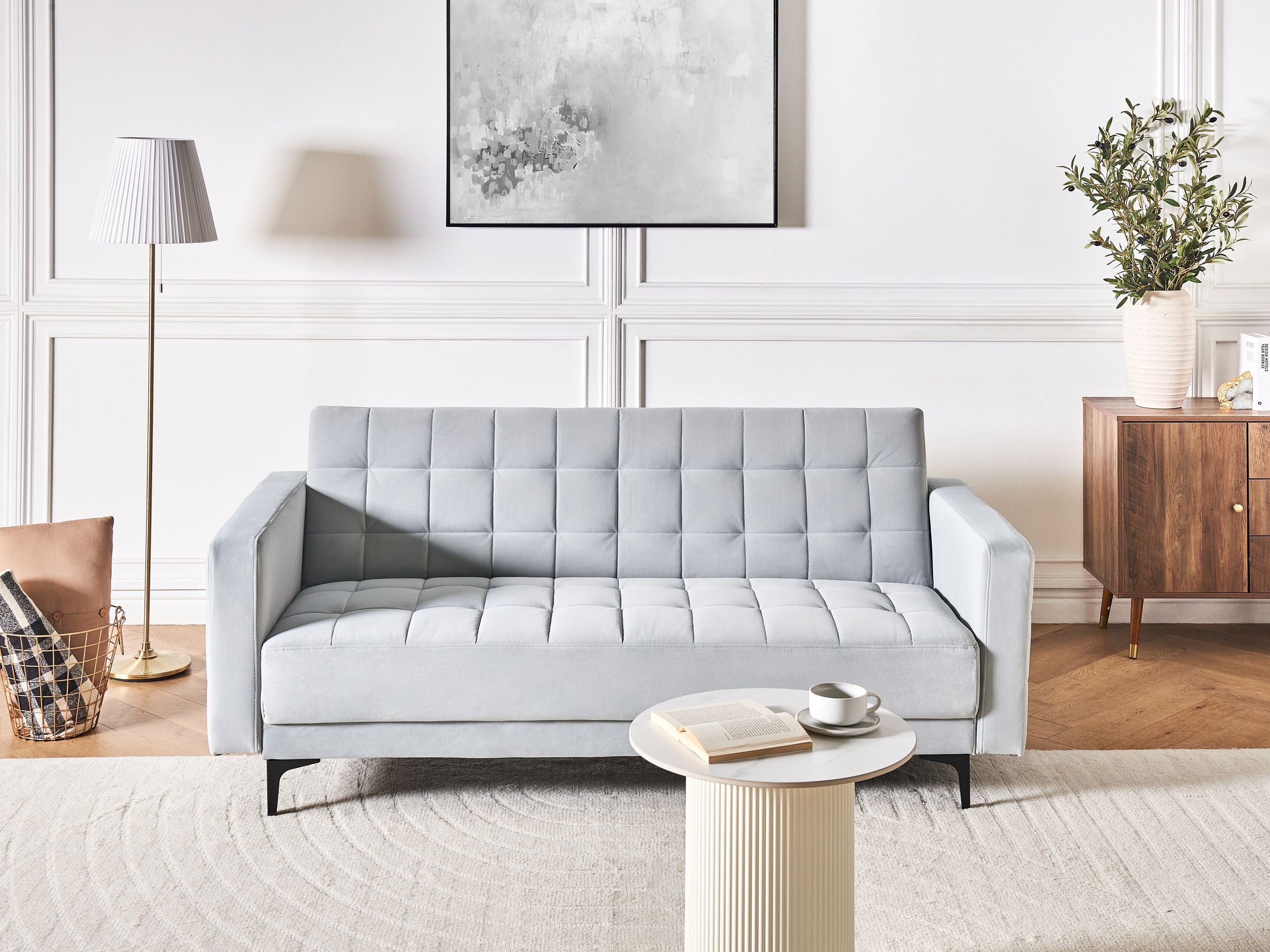 Разтегателен диван Felvena 123 (Сив)