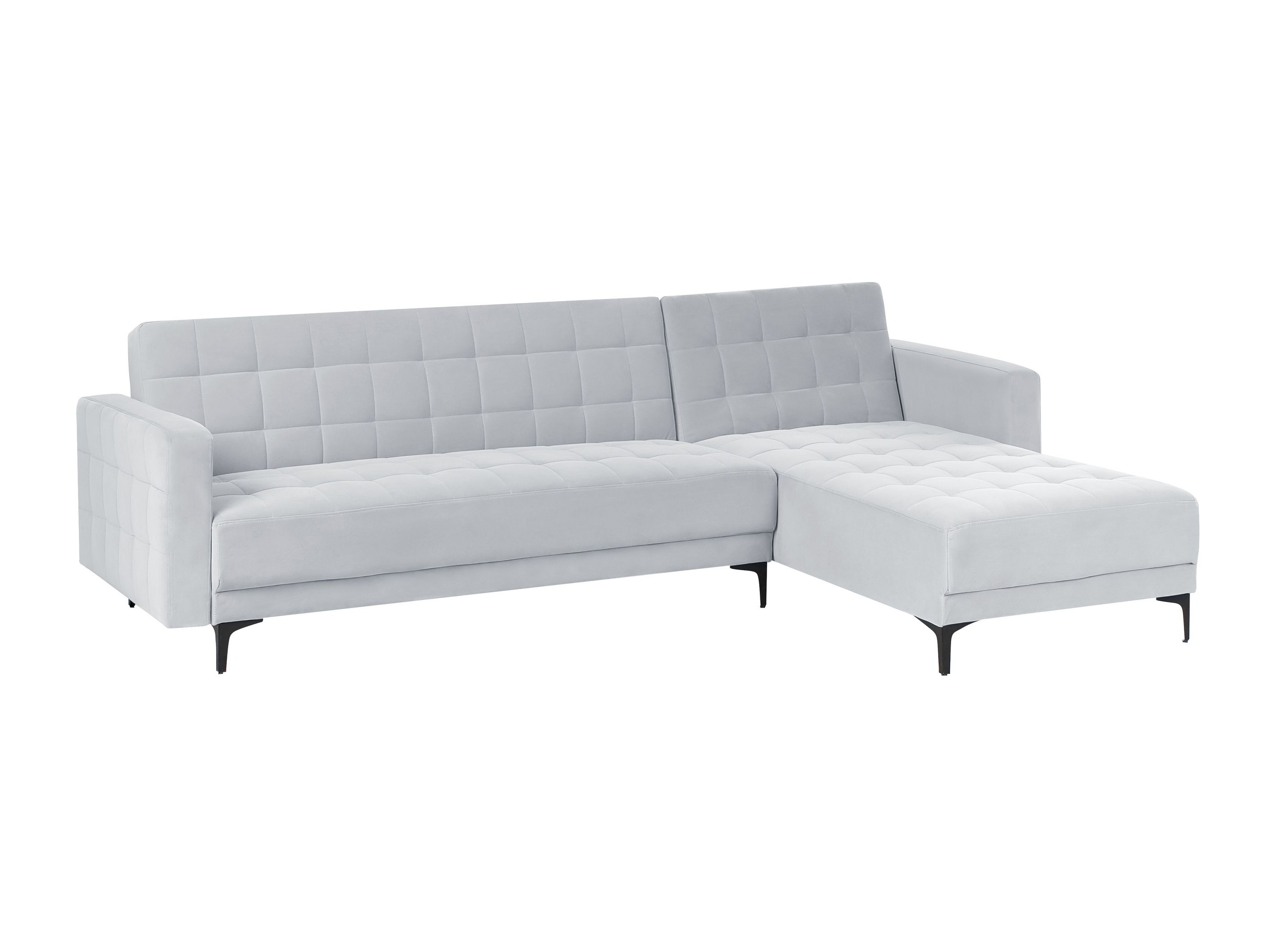 Ъглов диван Felvena 124 (Светло сив)