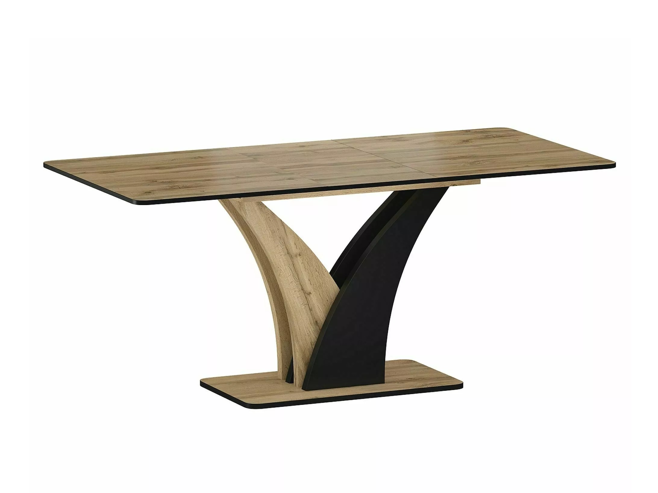 Маса Detroit 761 (Artisan дъб + Черен)