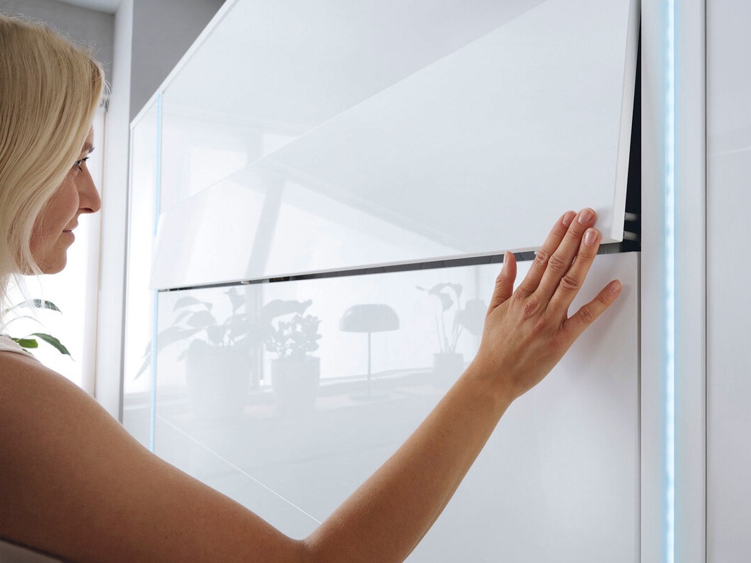 Падащо легло Concept Pro Lenart Levfere 108 (Бял + Бял гланц)