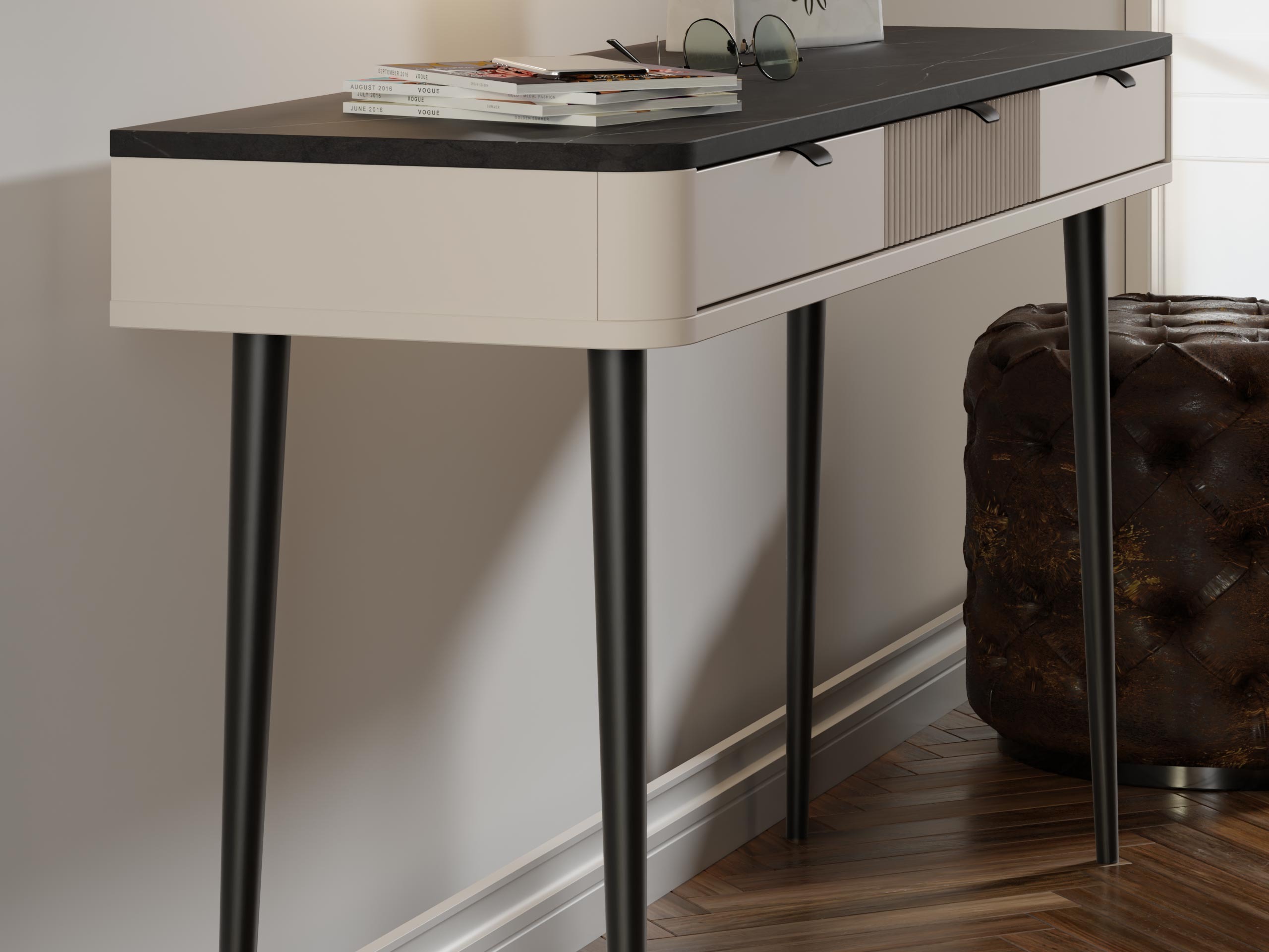 Офис бюро Lufela 114 (Кашмир + Сив мрамор)