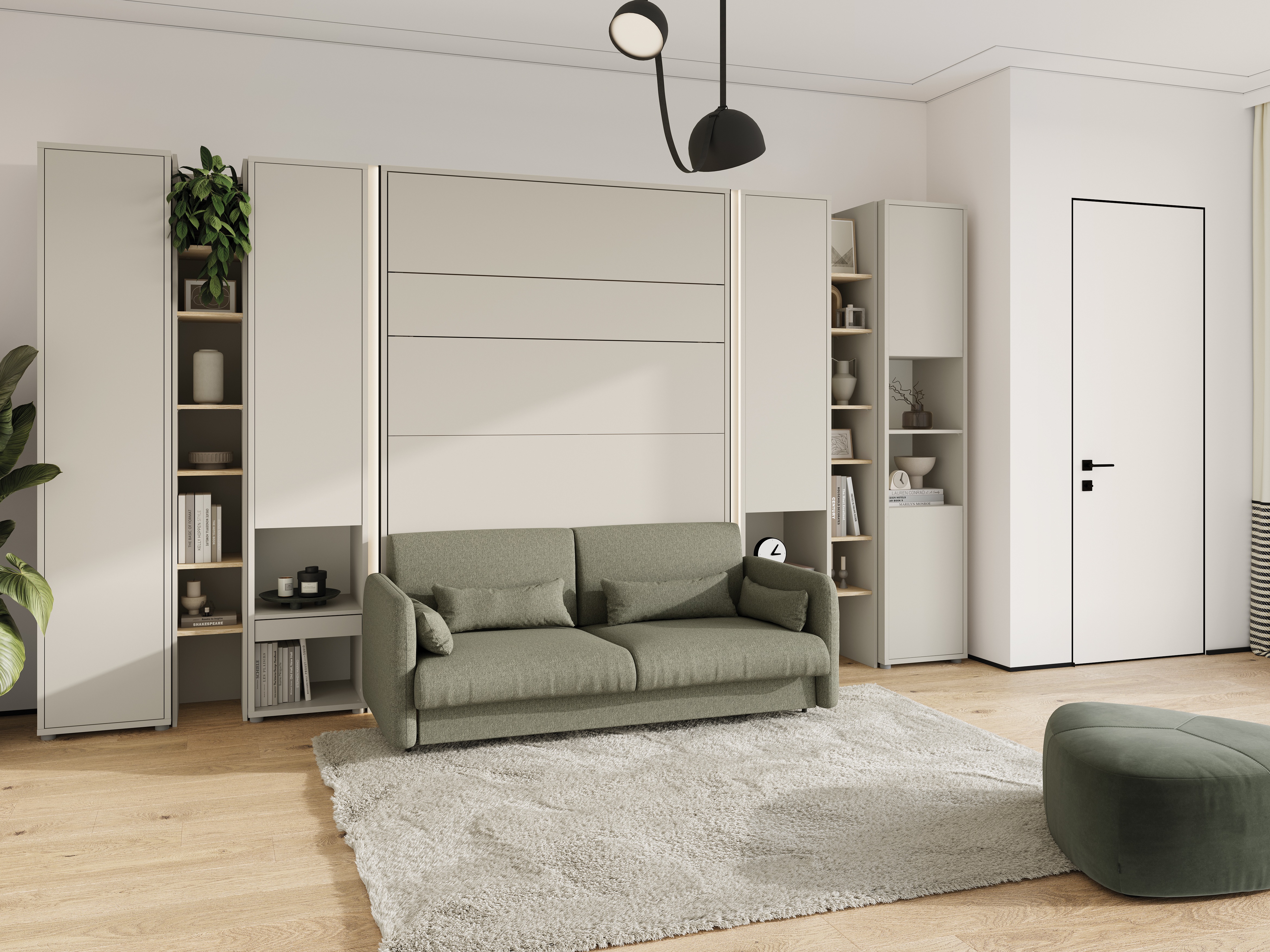 Падащо легло Concept Pro Lenart Levfere 102 (Кашмир)